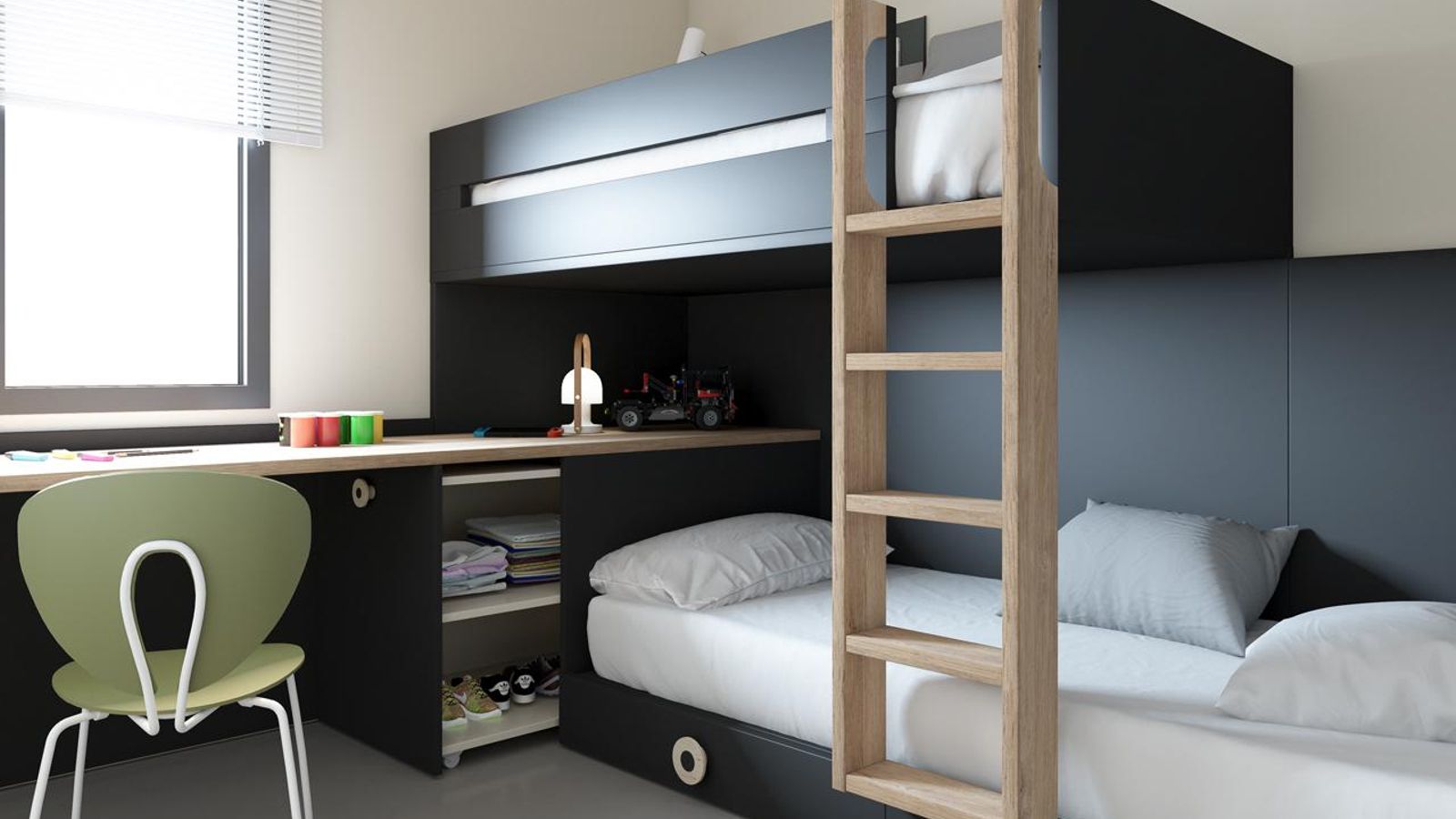 Dormitorio infantil.