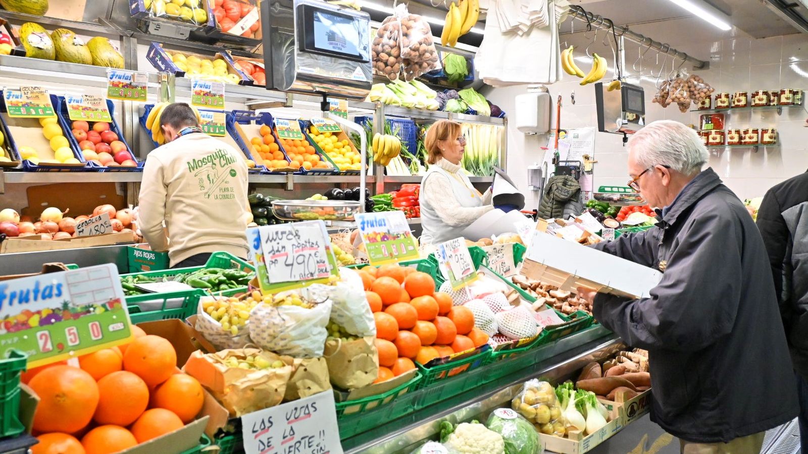 La fruta es imprescindible en nochevieja.