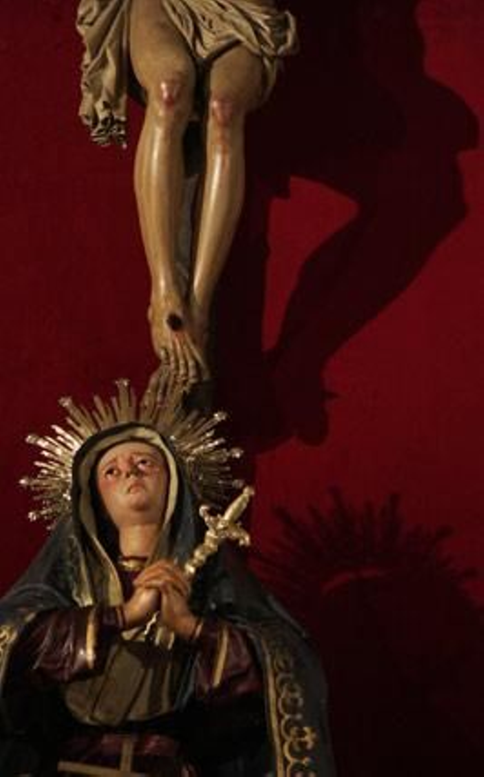 Cristo de la Providencia y la Dolorosa. 

Foto: Belén Vargas