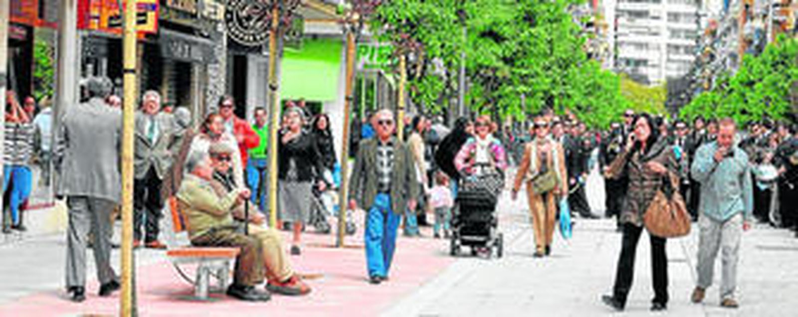 El distrito de Los Remedios es el que menos poblado está en Sevilla.