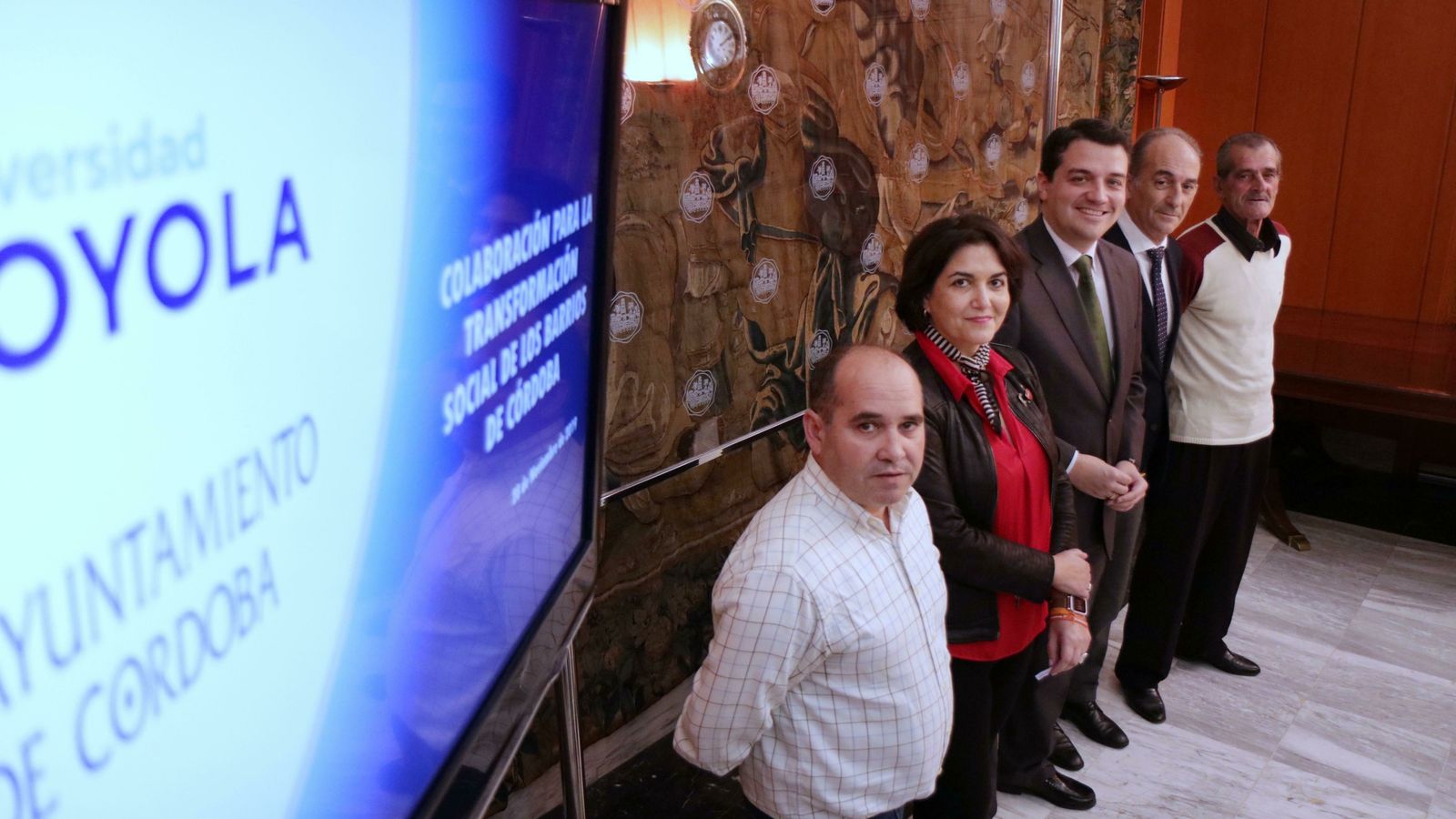 Presentación del convenio con la Loyola.