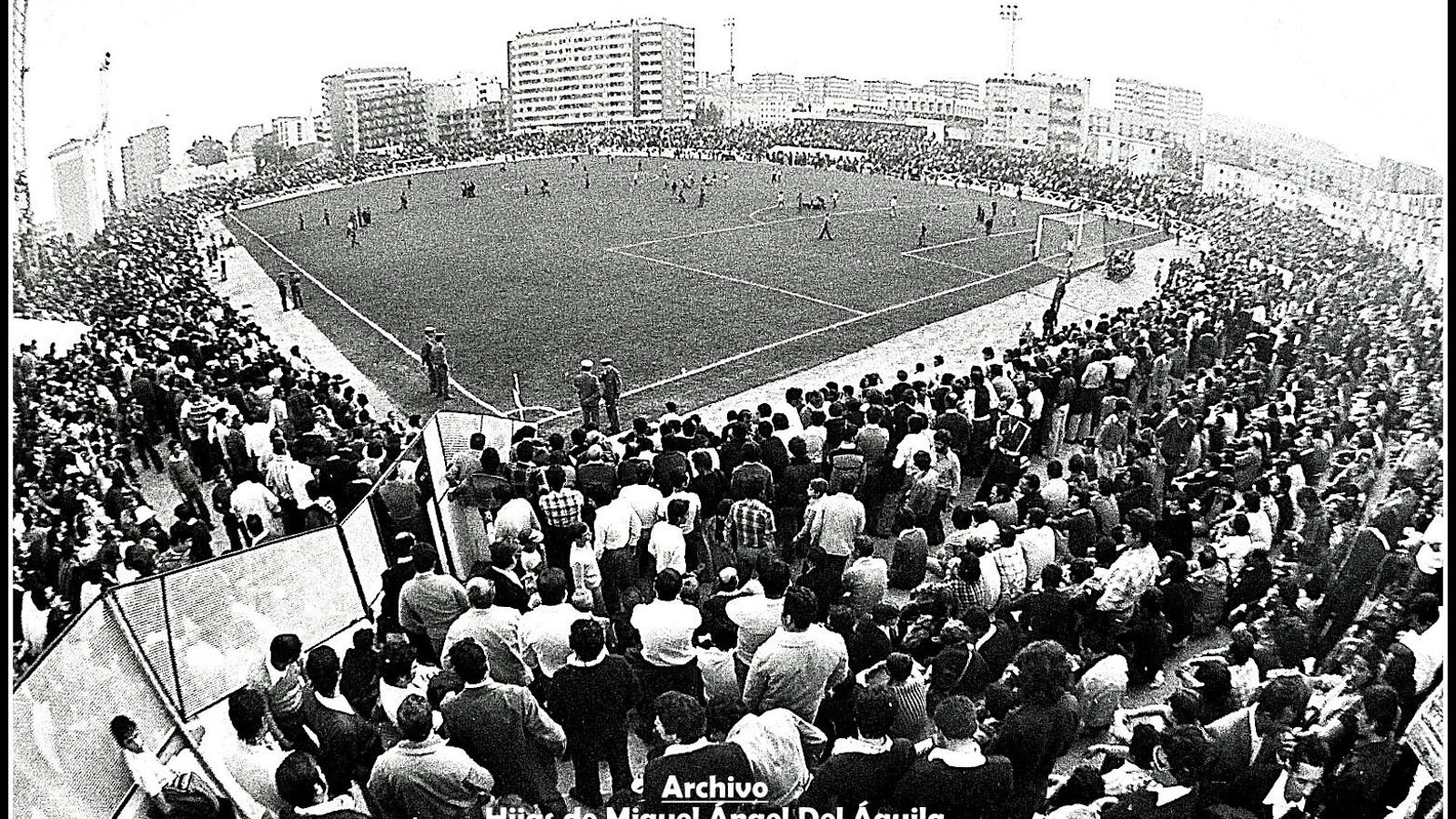 La visita del Real Madrid, el 1 de noviembre de 1977.