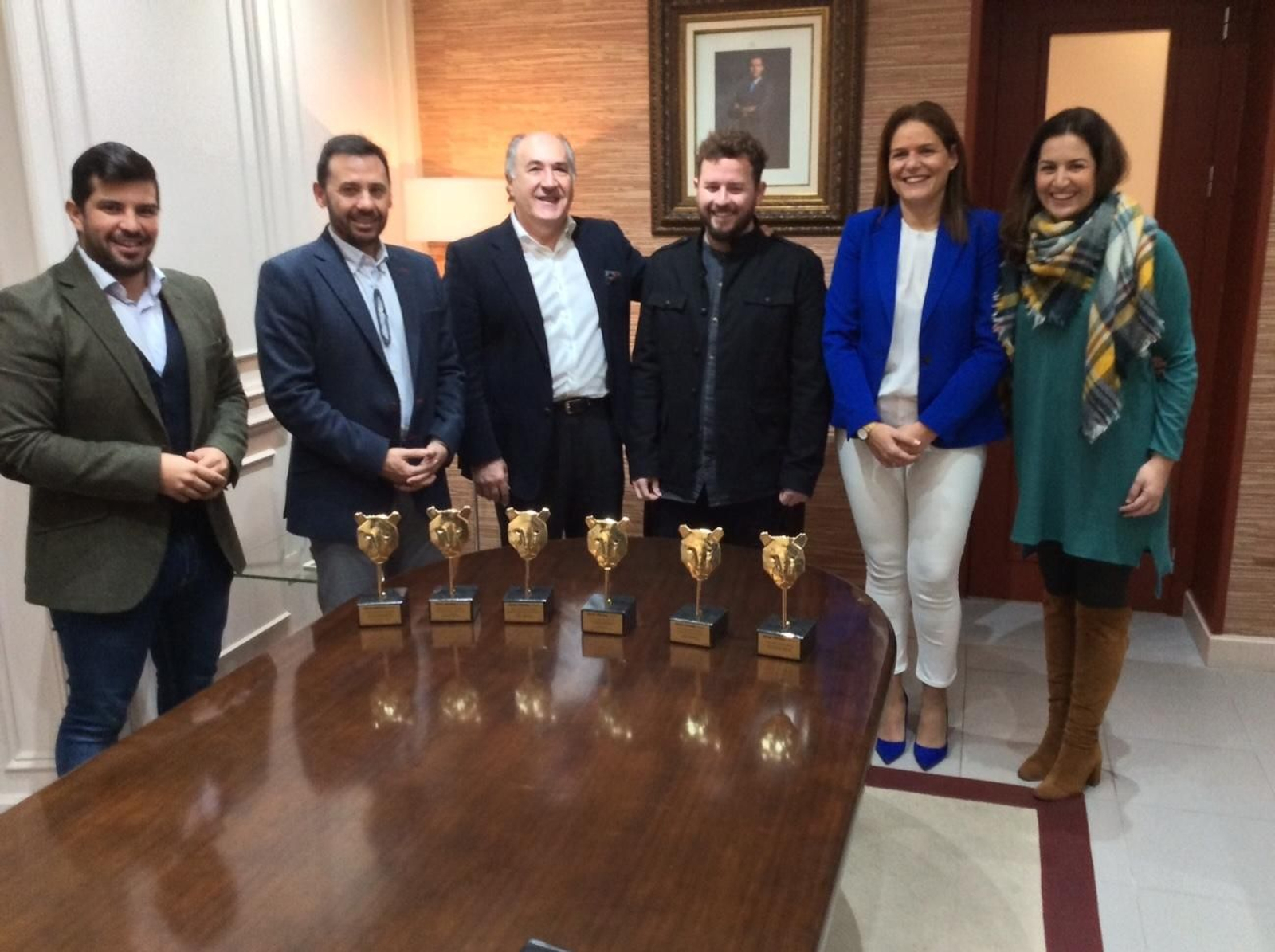 Jorge Juliá, Francisco Javier Rodríguez, José Ignacio Landaluce, Sergio Díaz, Maria Solanes y Paula Conesa.