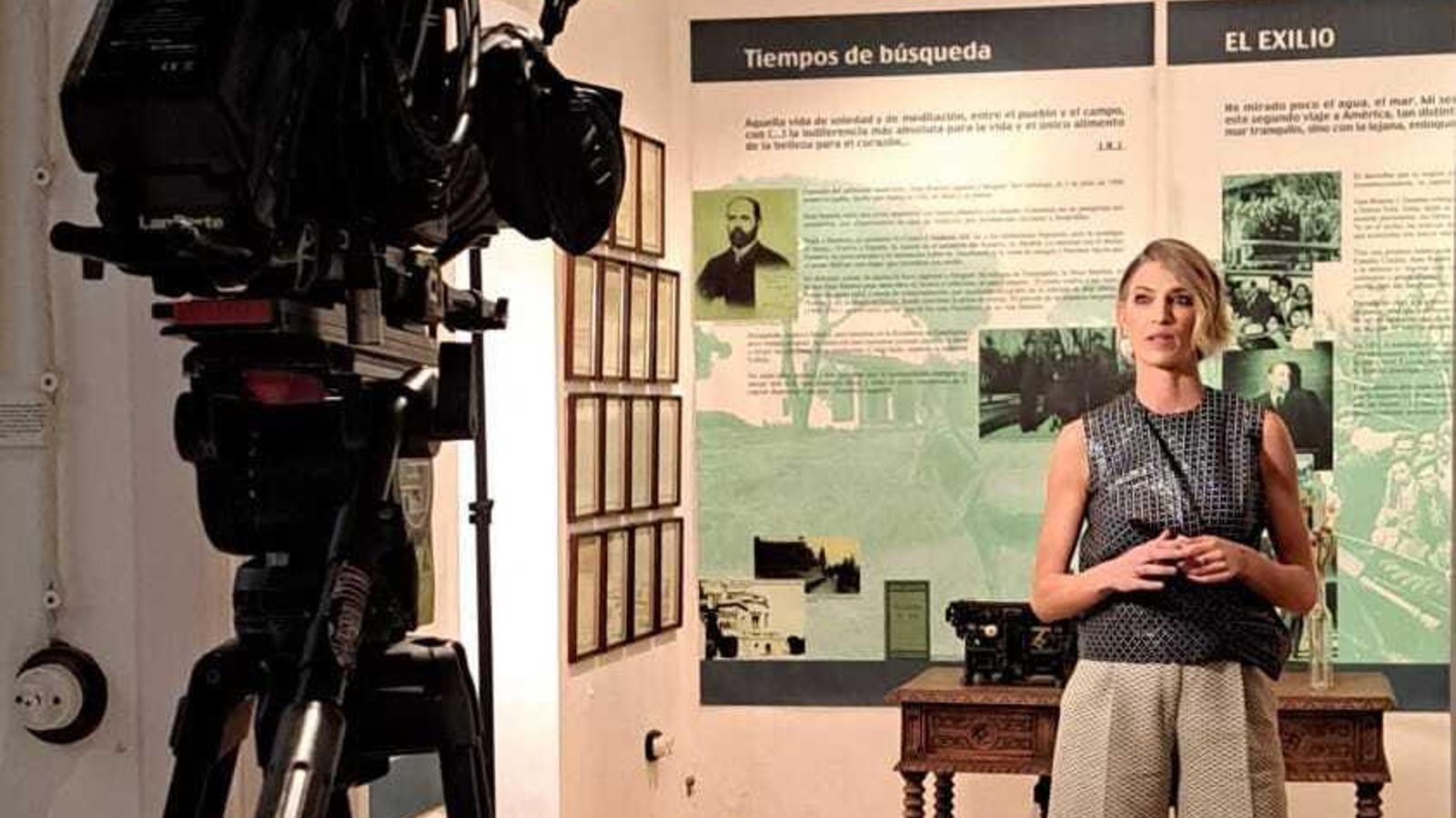 Laura Sánchez en la Casa Natal de Juan Ramón Jiménez | Ayuntamiento de Moguer