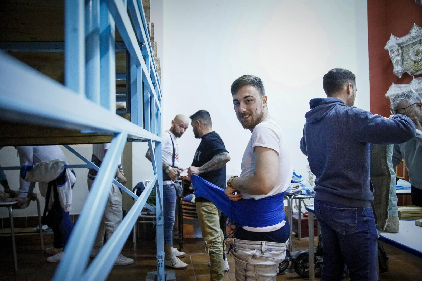 Ensayo de la hermandad de los Ángeles de la ciudad de Almería, en imágenes