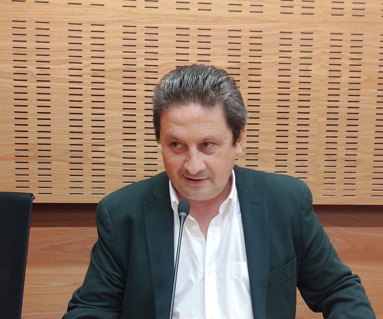 El portavoz de Vox, Juan Carlos Sanz.