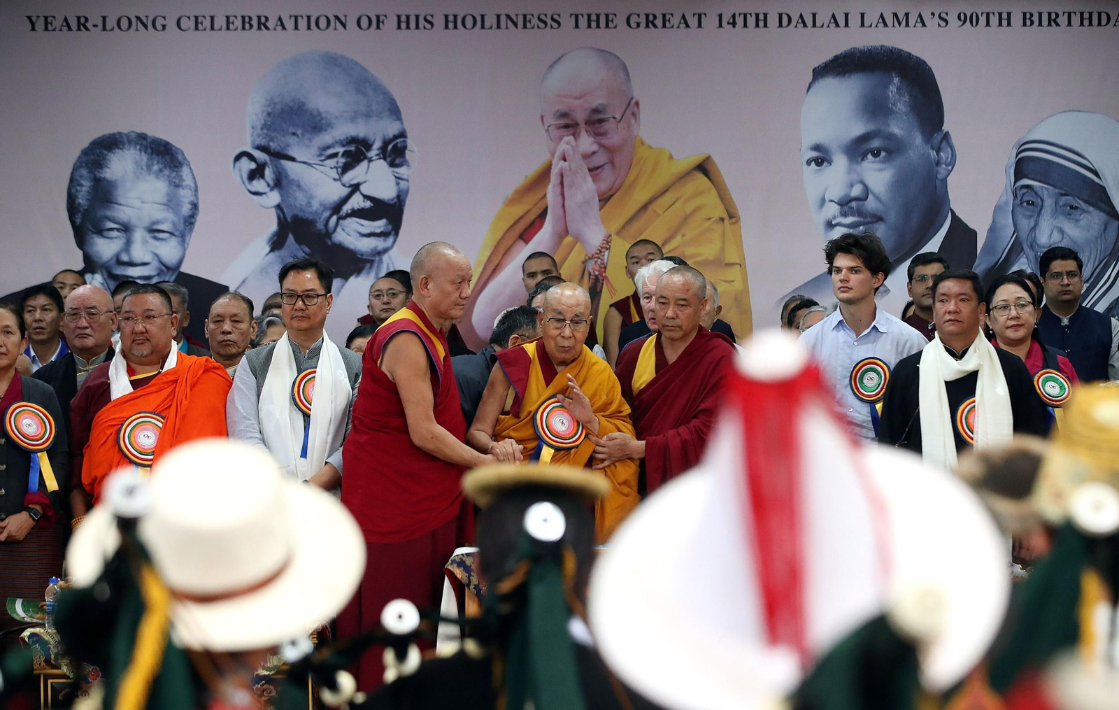 Las imágenes del 90º cumpleaños del dalái lama