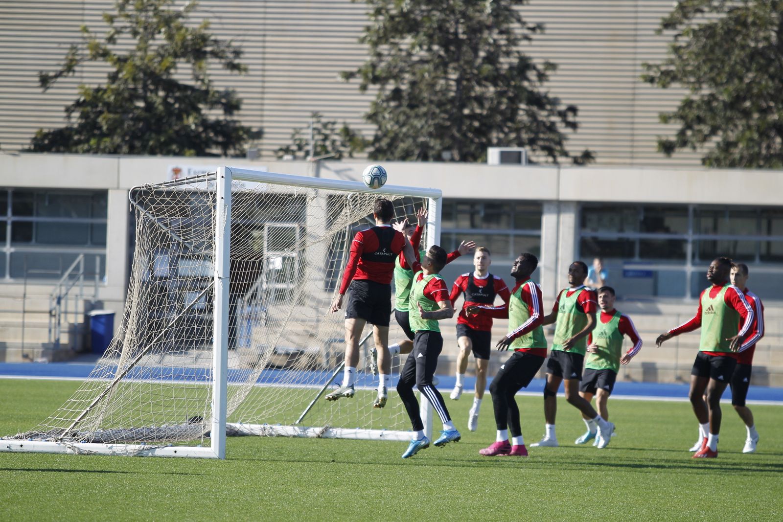 Fotogalería del entrenamiento del Almería previa al partido ante el Numancia