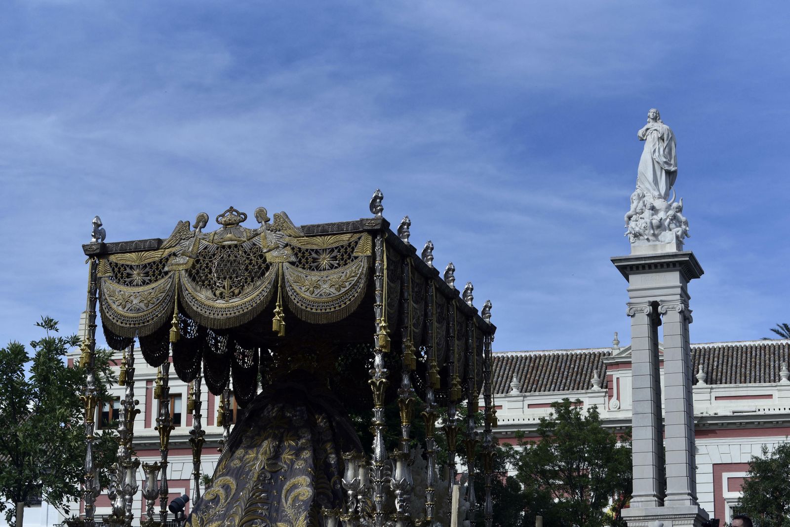 El regreso de la Virgen de los Ángeles tras su coronación, en imágenes