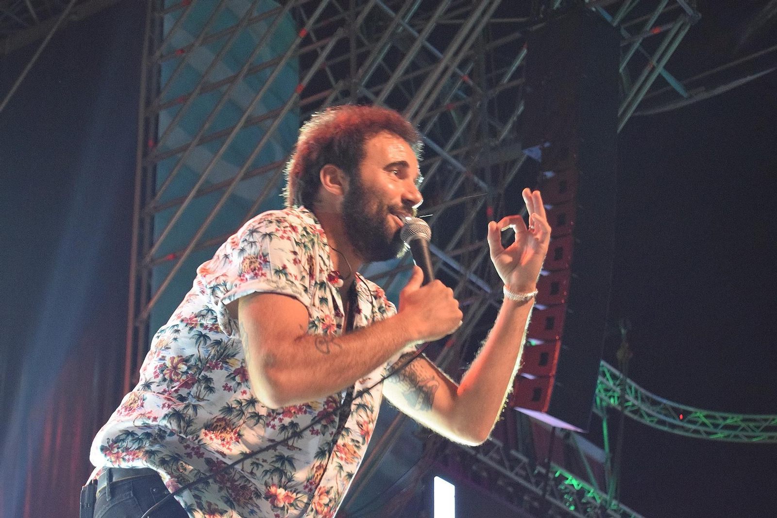 El Canijo de Jérez durante un concierto.