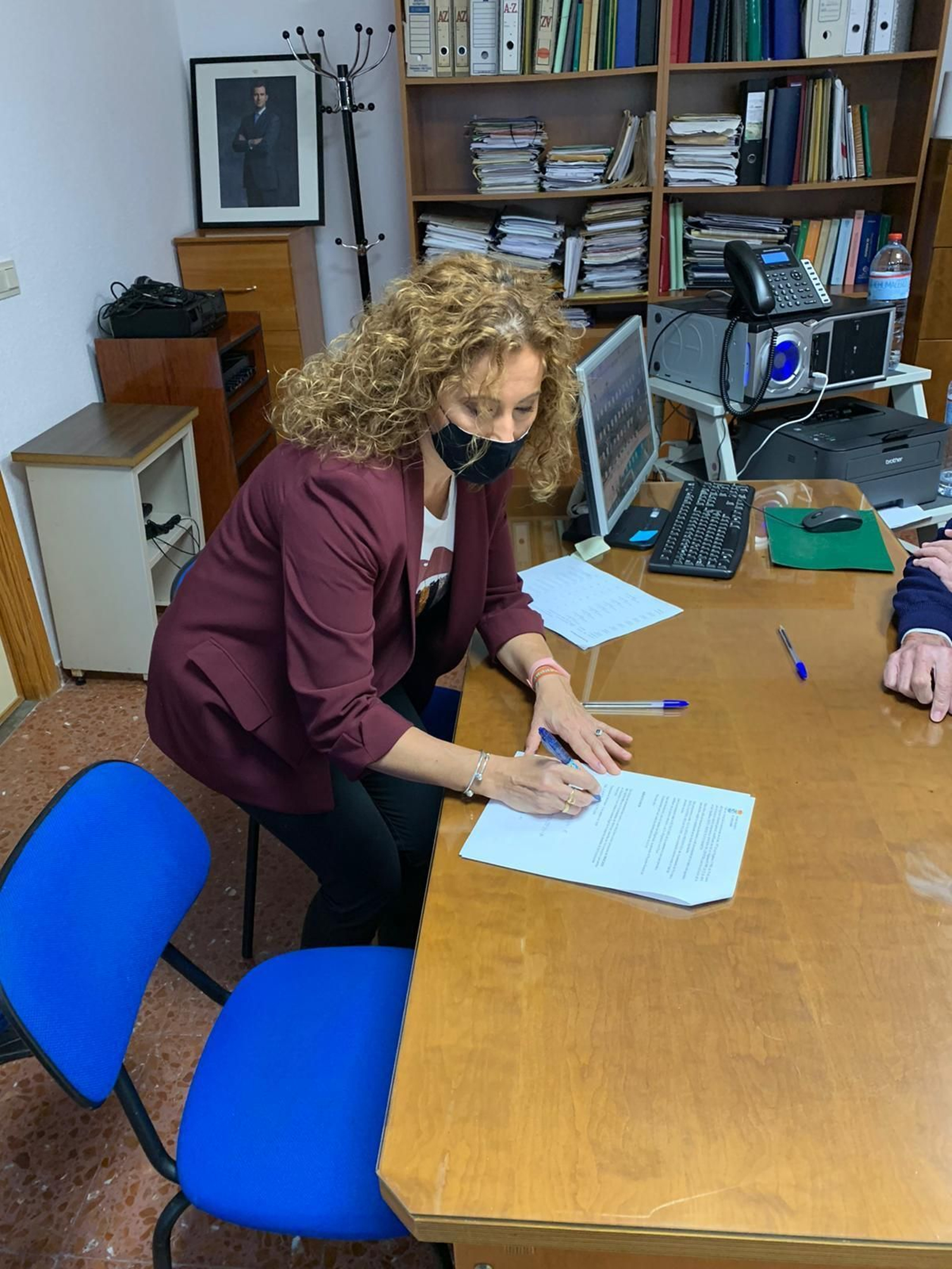 Fausti Béjar (PP) presentando la moción de censura