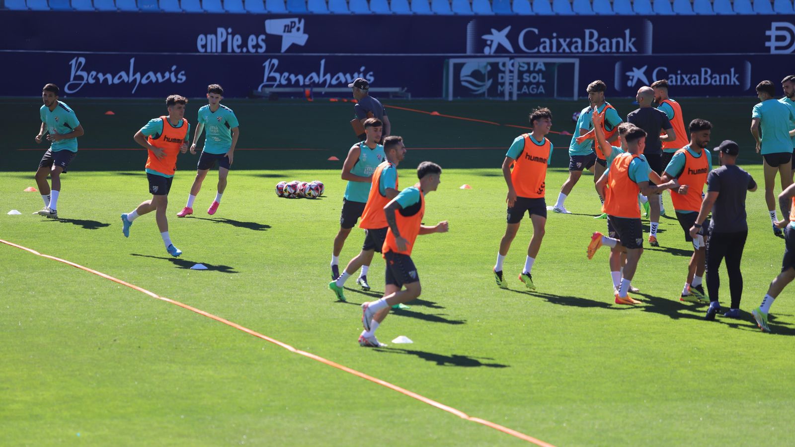 Las fotos del último entrenamiento del Málaga de la temporada