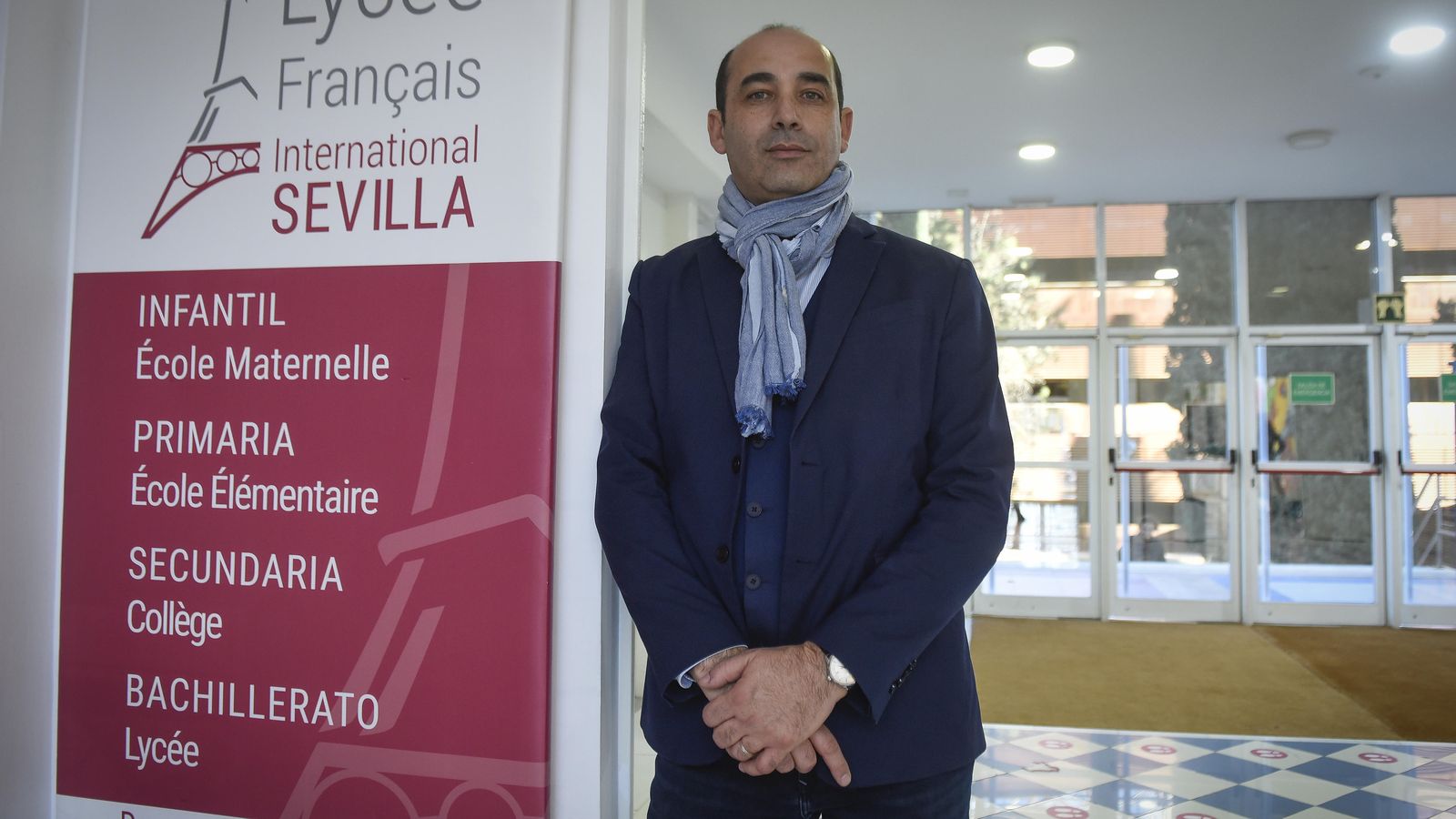 El director del Liceo Francés Internacional de Sevilla, Joseph Hadjadj.