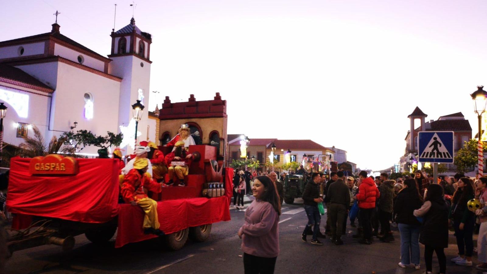 Cabalgata de Reyes Magos de Rosal de la Frontera.