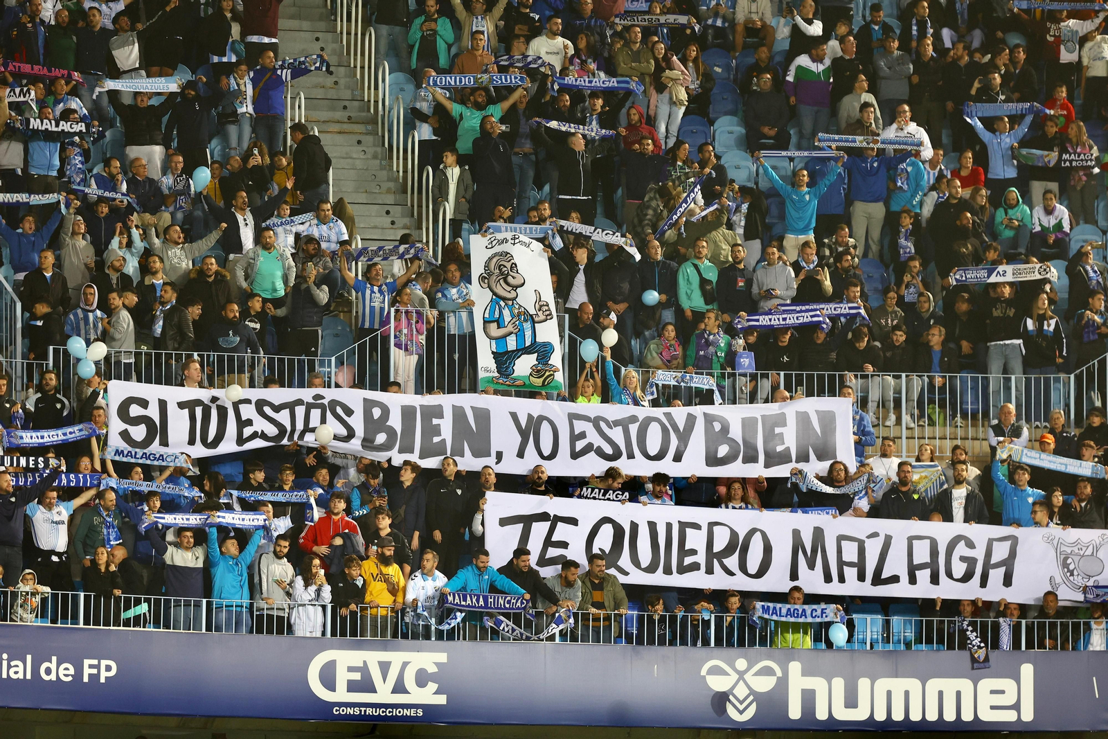 El Málaga CF-Córdoba, en fotos