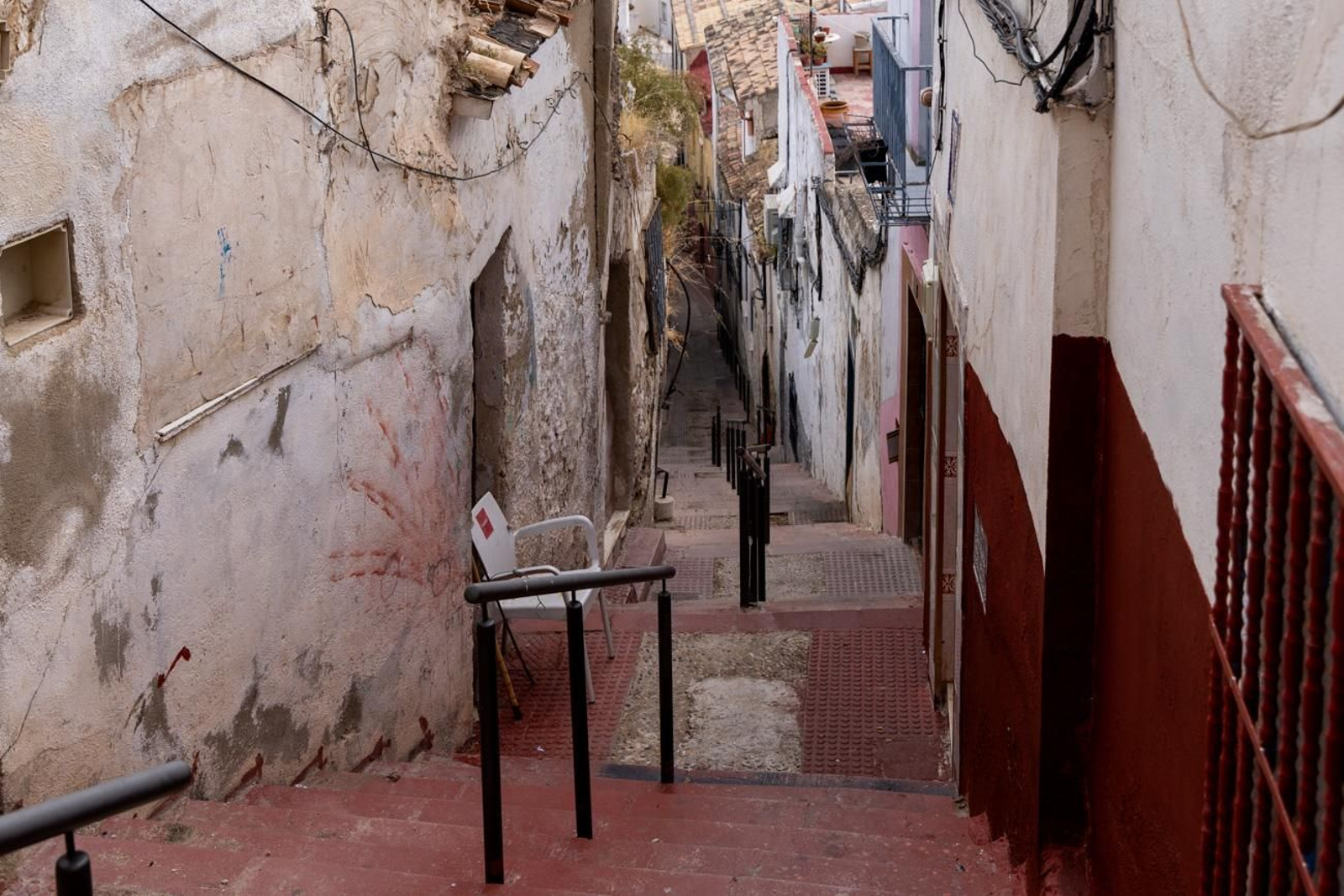 Así se encuentra el barrio de San Juan