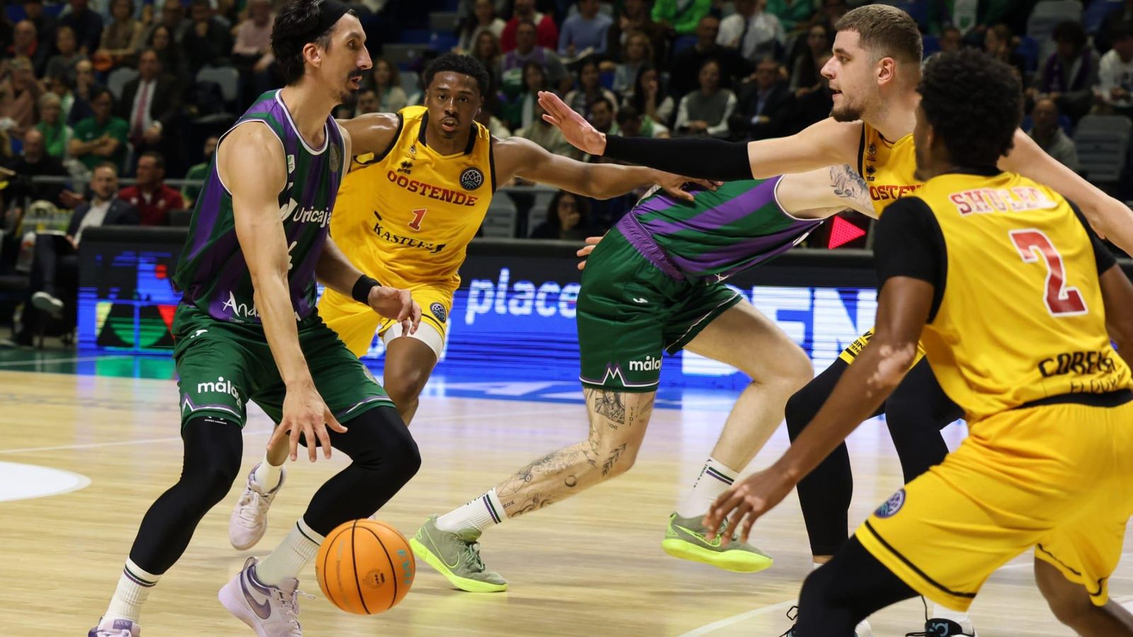 El Unicaja - Filou Oostende de BCL, en fotos