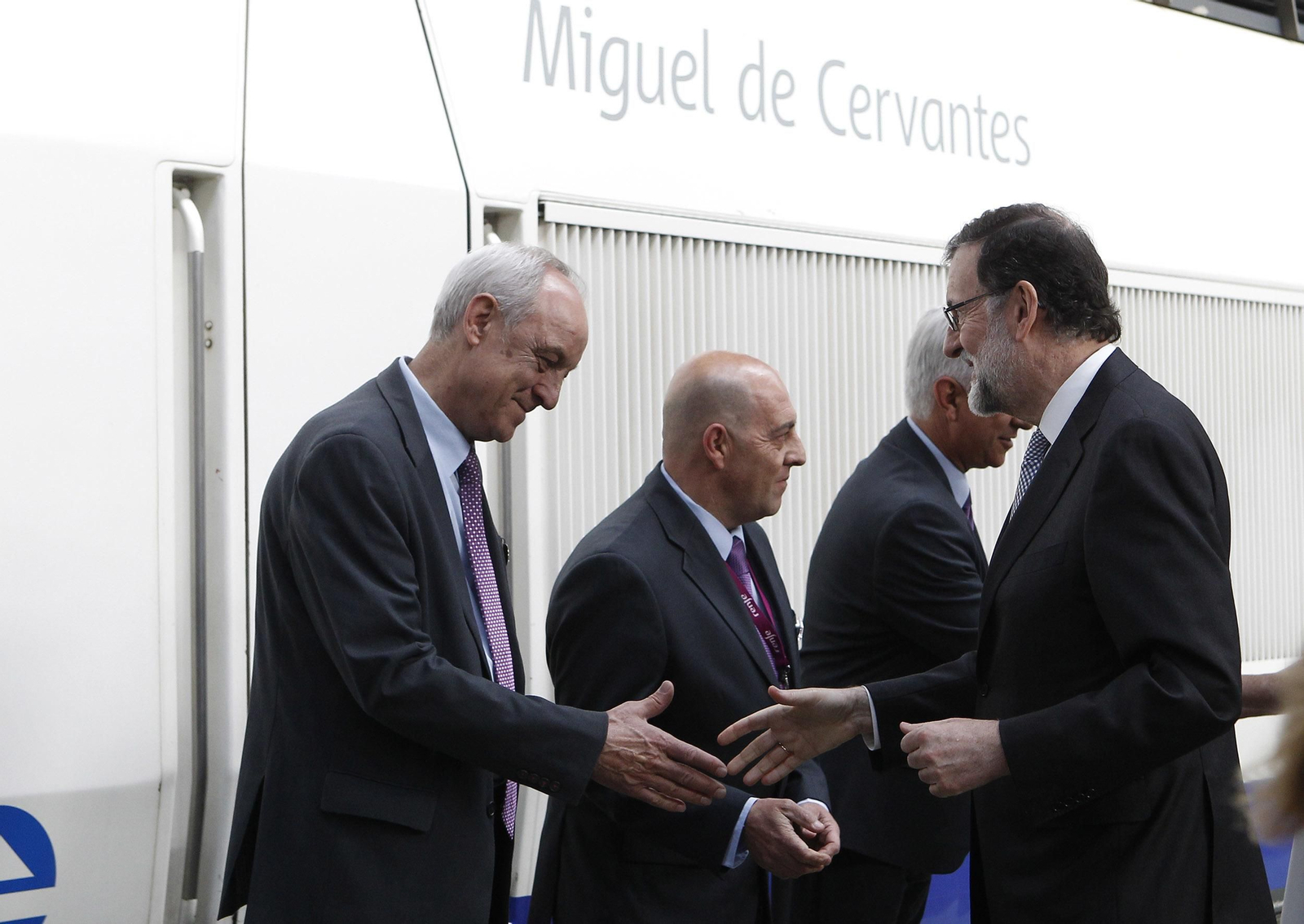 Las imágenes de la conmemoración de los 25 años del AVE