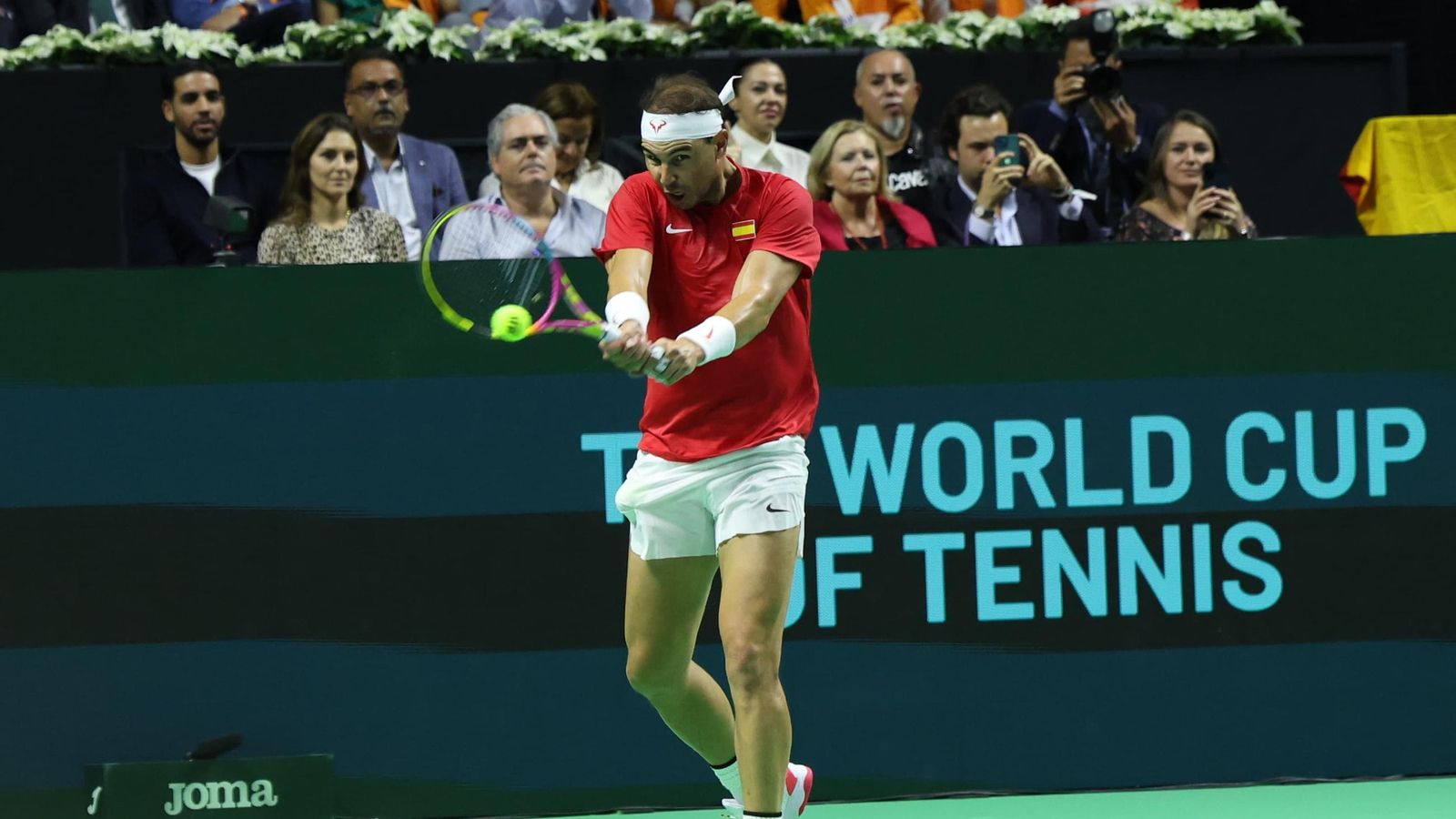 Las fotos del Rafa Nadal-Van de Zandschulp de la Copa Davis en Málaga