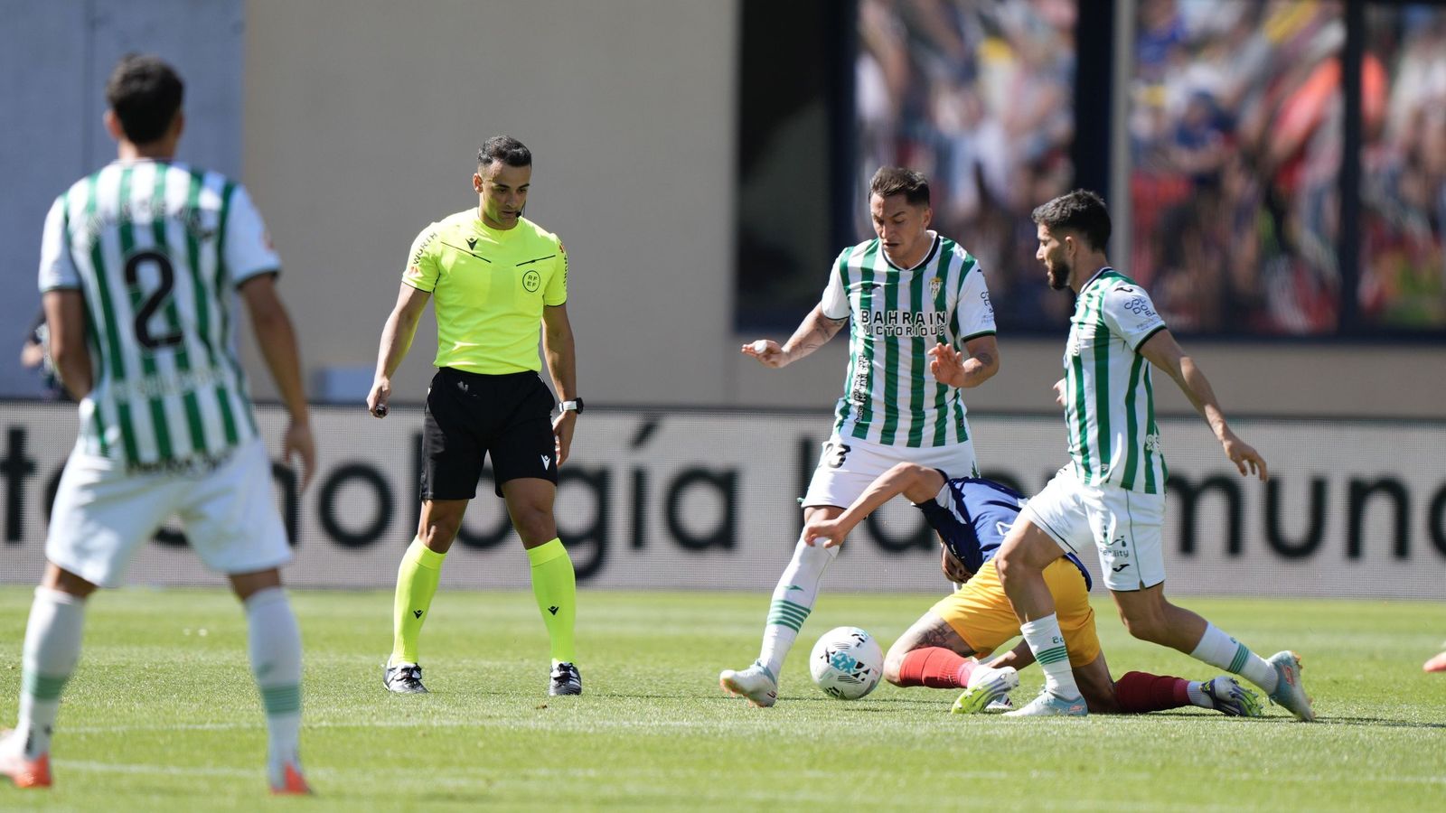Morilla Turrión, durante el Andorra - Córdoba CF de esta campaña.