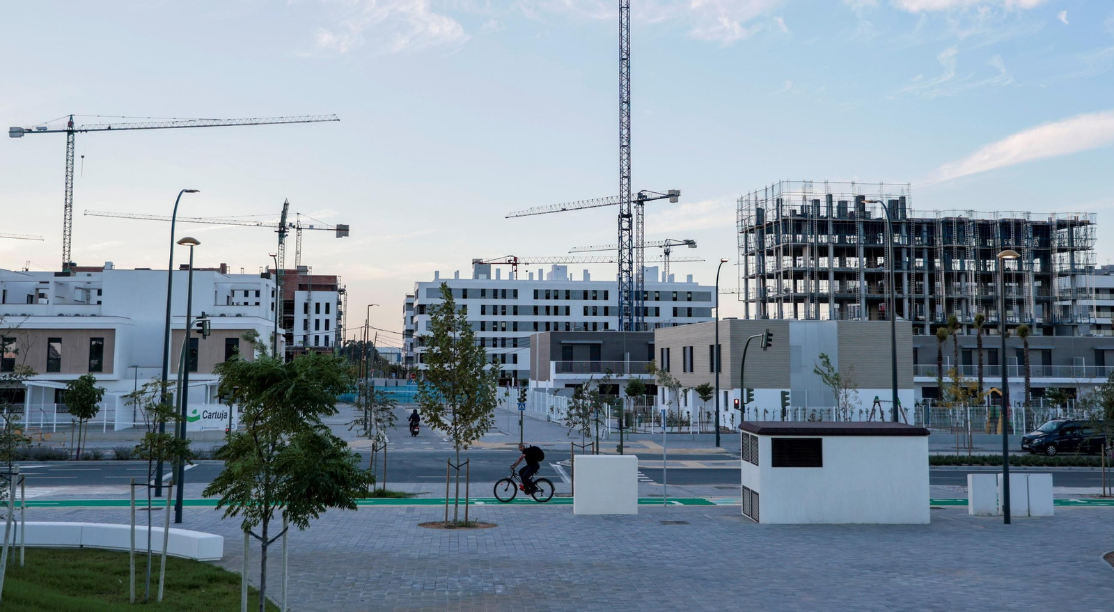 Así está quedando Isla Natura, el nuevo barrio de Sevilla junto a la Ciudad de la Justicia