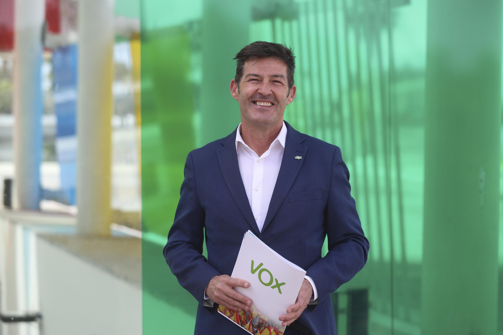Antonio Alcázar, candidato de Vox a la Alcaldía de Málaga. Antonio Alcázar, candidato de Vox a la Alcaldía de Málaga.