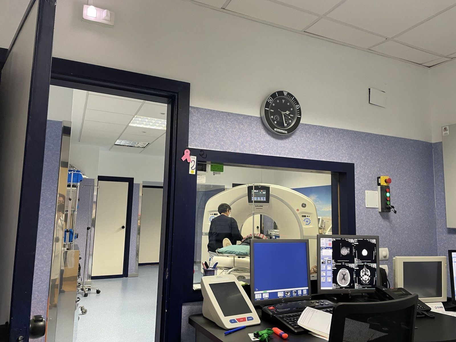 Área de Radiodiagnóstico del Hospital Clínico de Málaga.