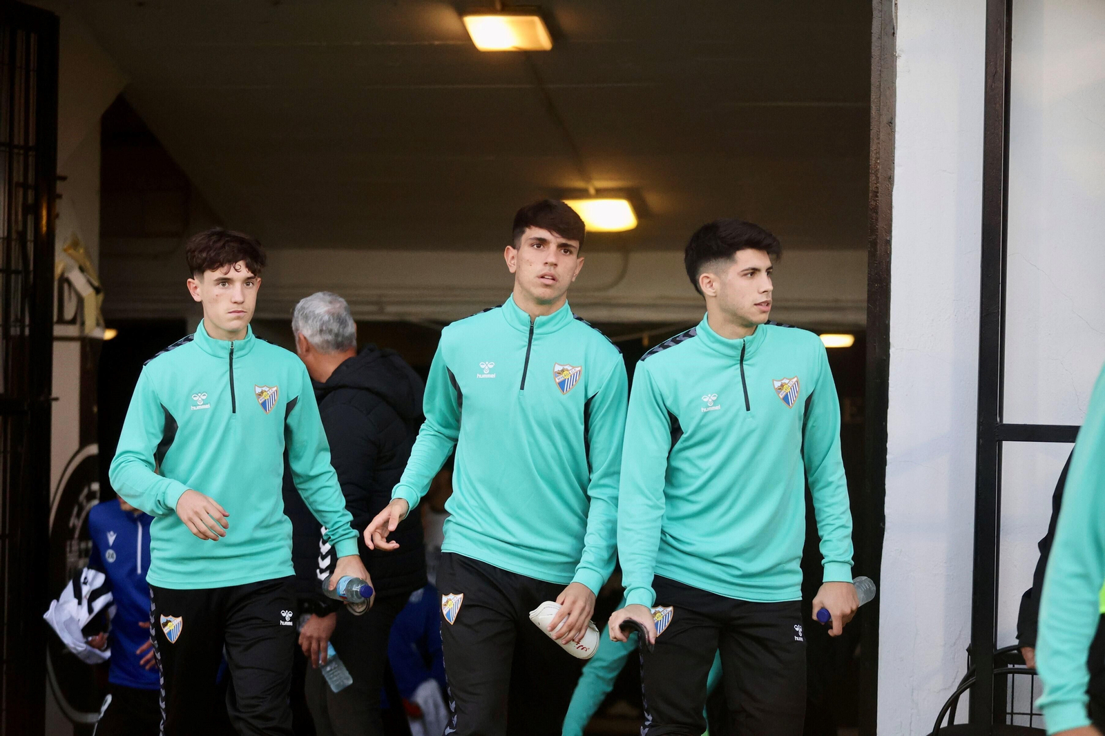 Aarón Ochoa, Izán Merino y Cordero.