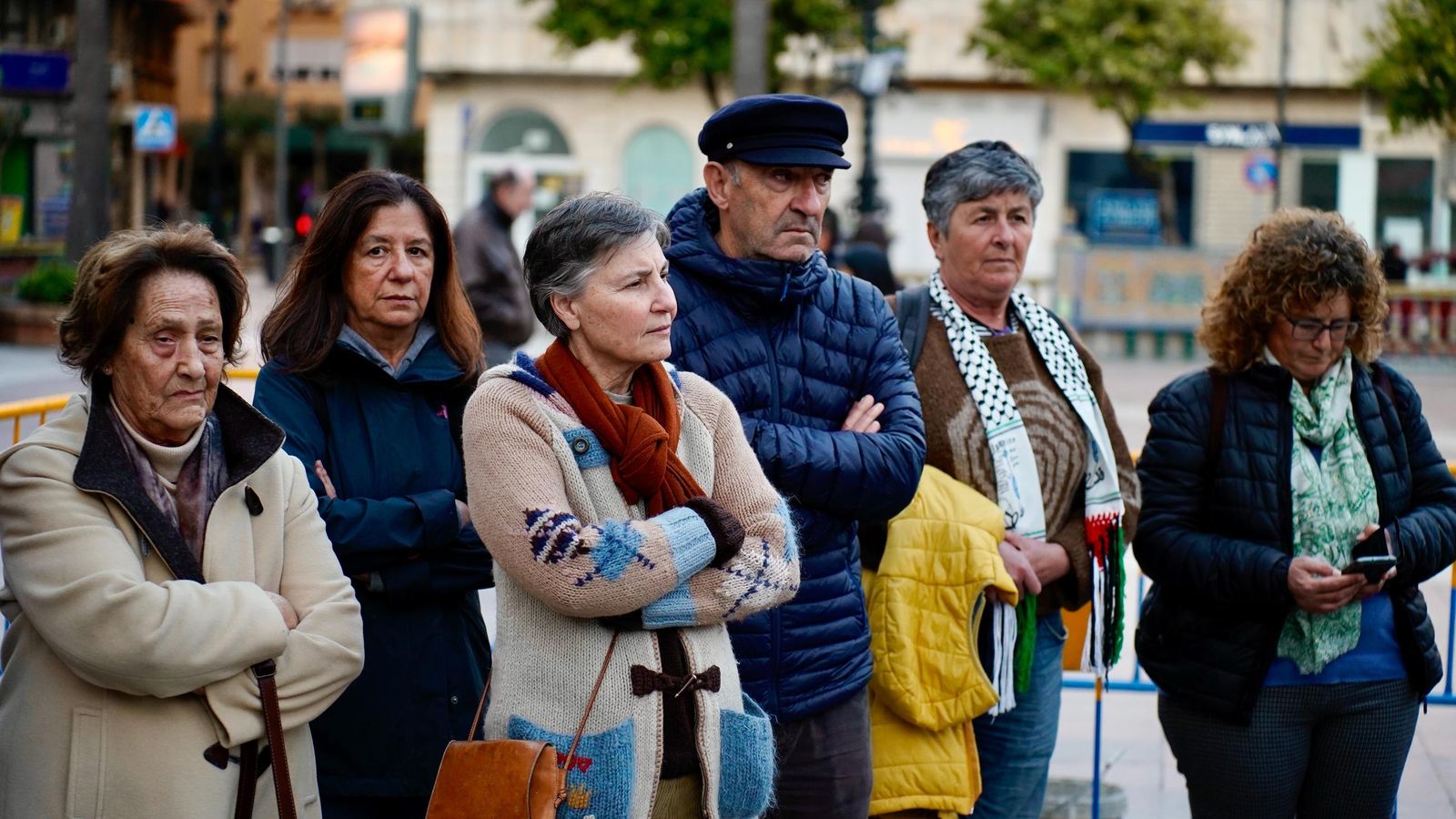 Fotos de la concentración en Algeciras en apoyo a Palestina