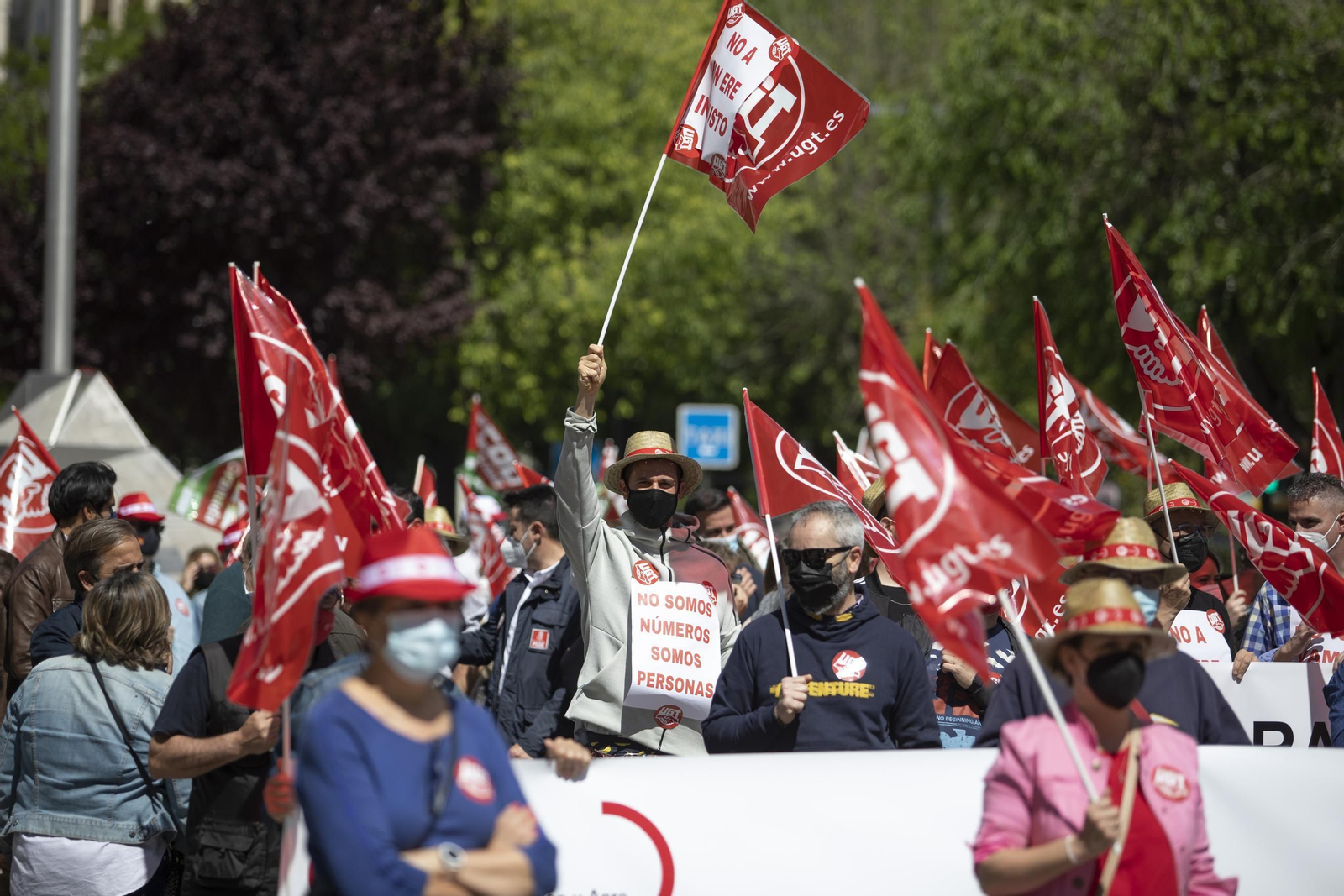 Fotos: Manifestación del 1º de Mayo en Granada