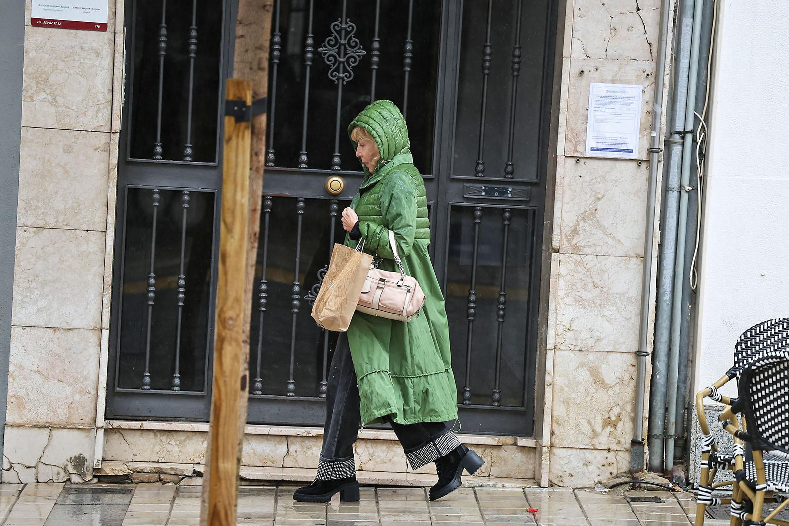Las imágenes de la mañana de lluvia en Huelva