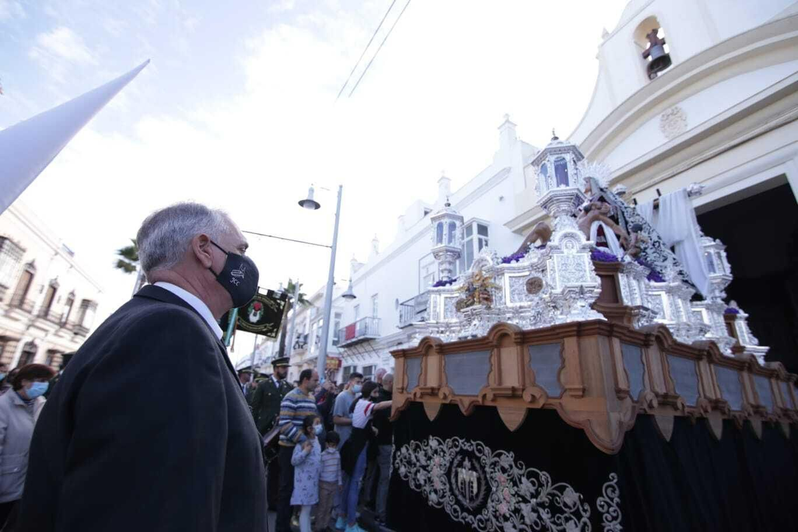 Caridad, en la salida de la pasada Semana Santa.