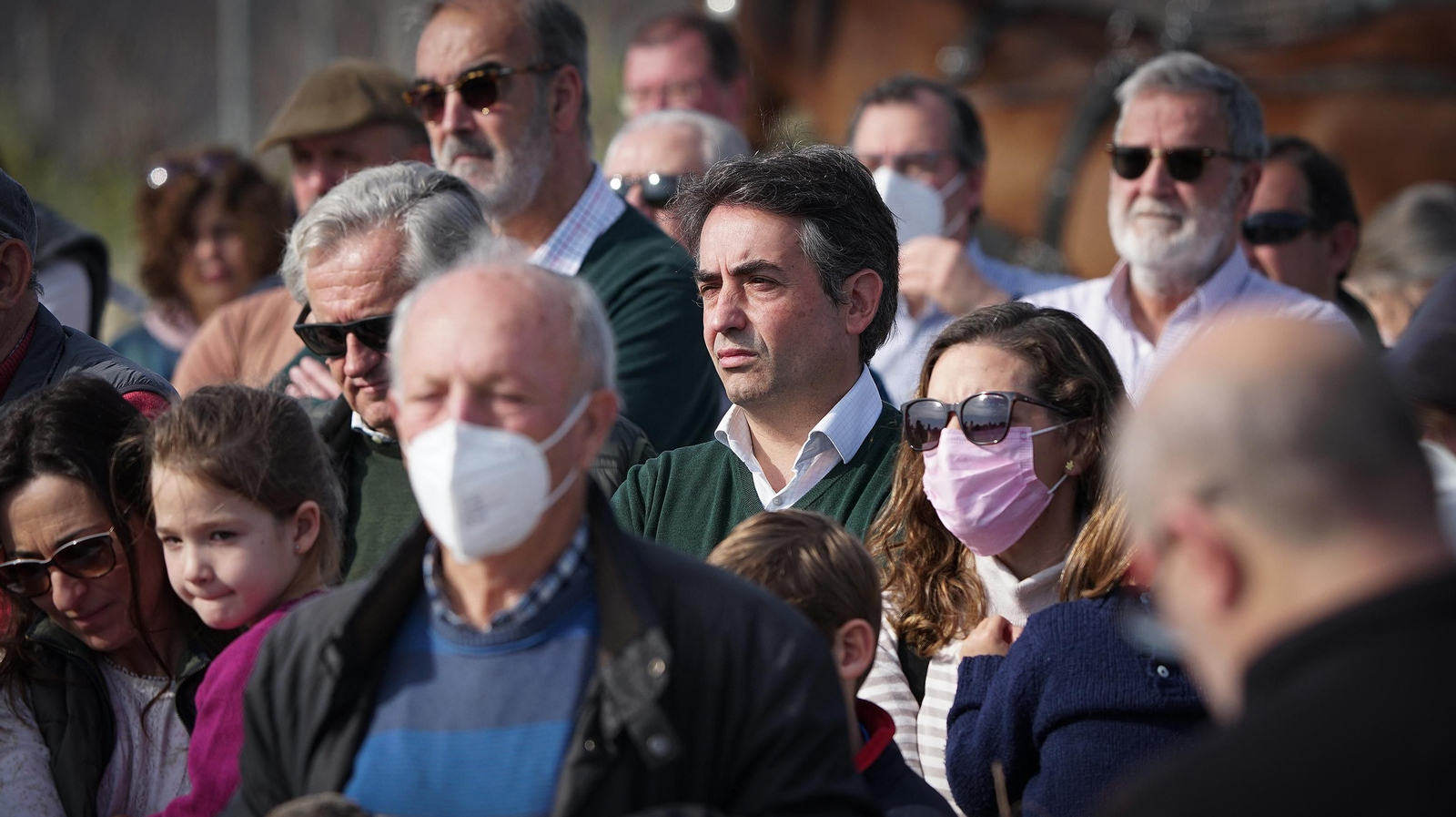 Marcha en protesta por la instalación de un parque eólico en la campiña jerezana