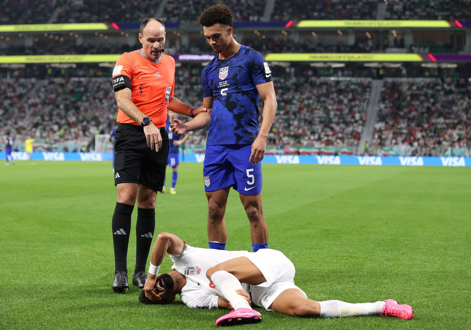 Las imágenes del Irán - Estados Unidos del Mundial de Qatar