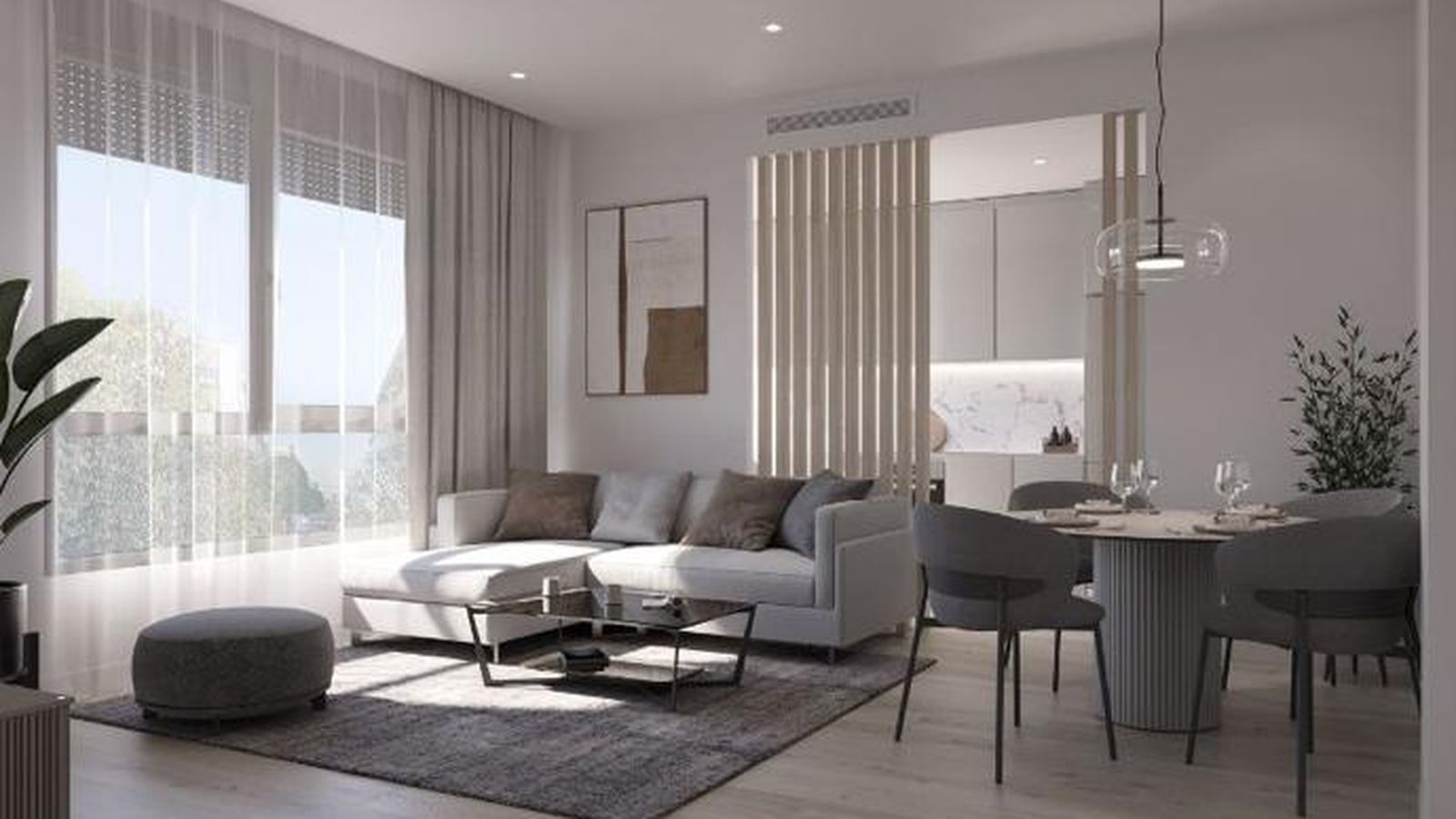 Aspecto luminoso del piso en la calle Cristo de la Sed