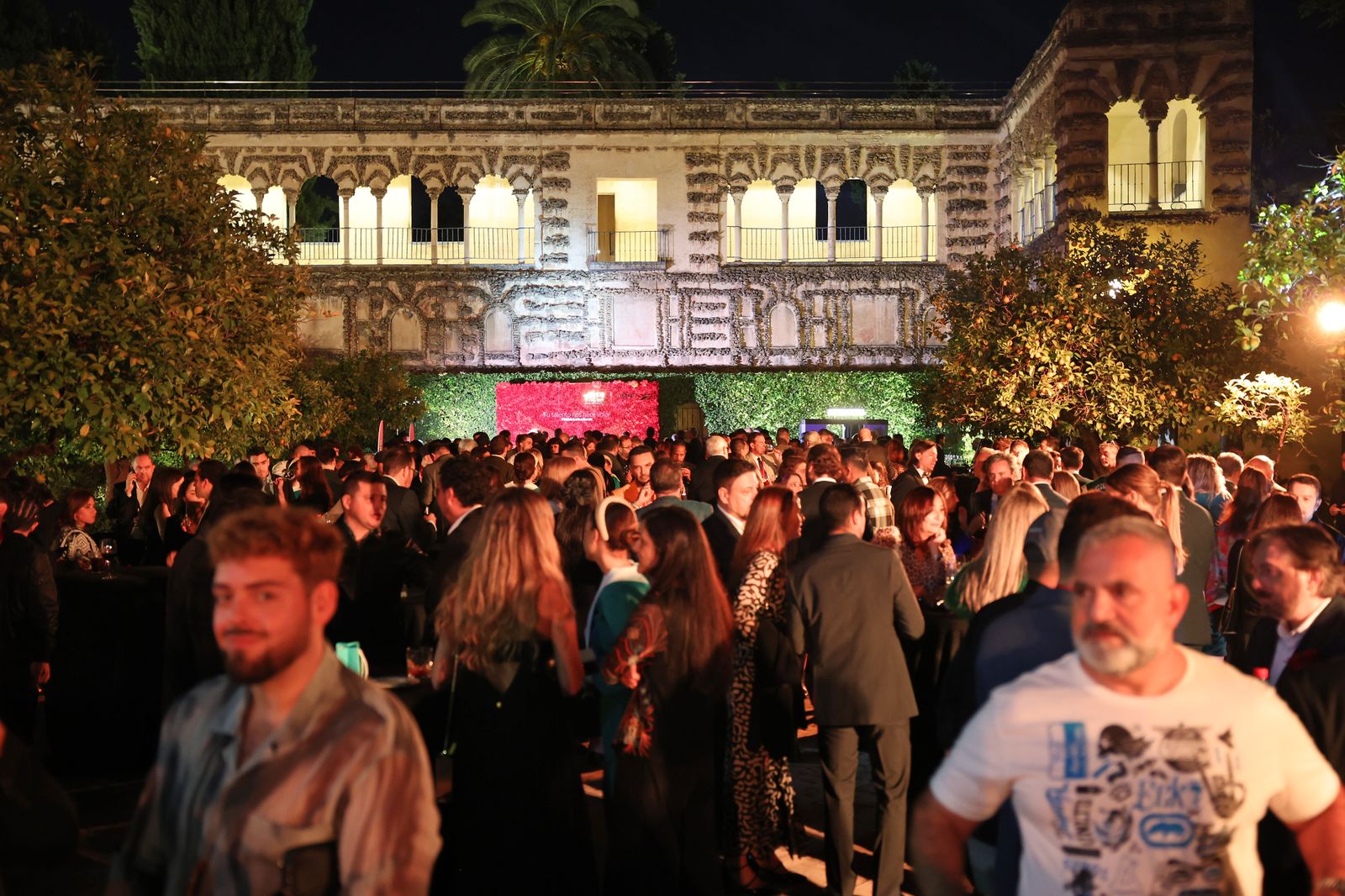 Recepción en el Alcázar de Sevilla a los nominados a los Grammy Latinos