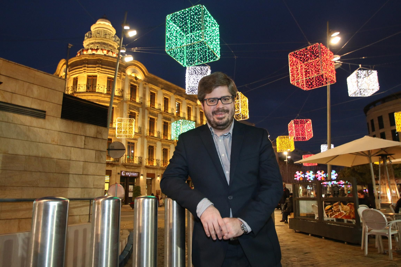 El dirigente de Ciudadanos, en la puerta Purchena