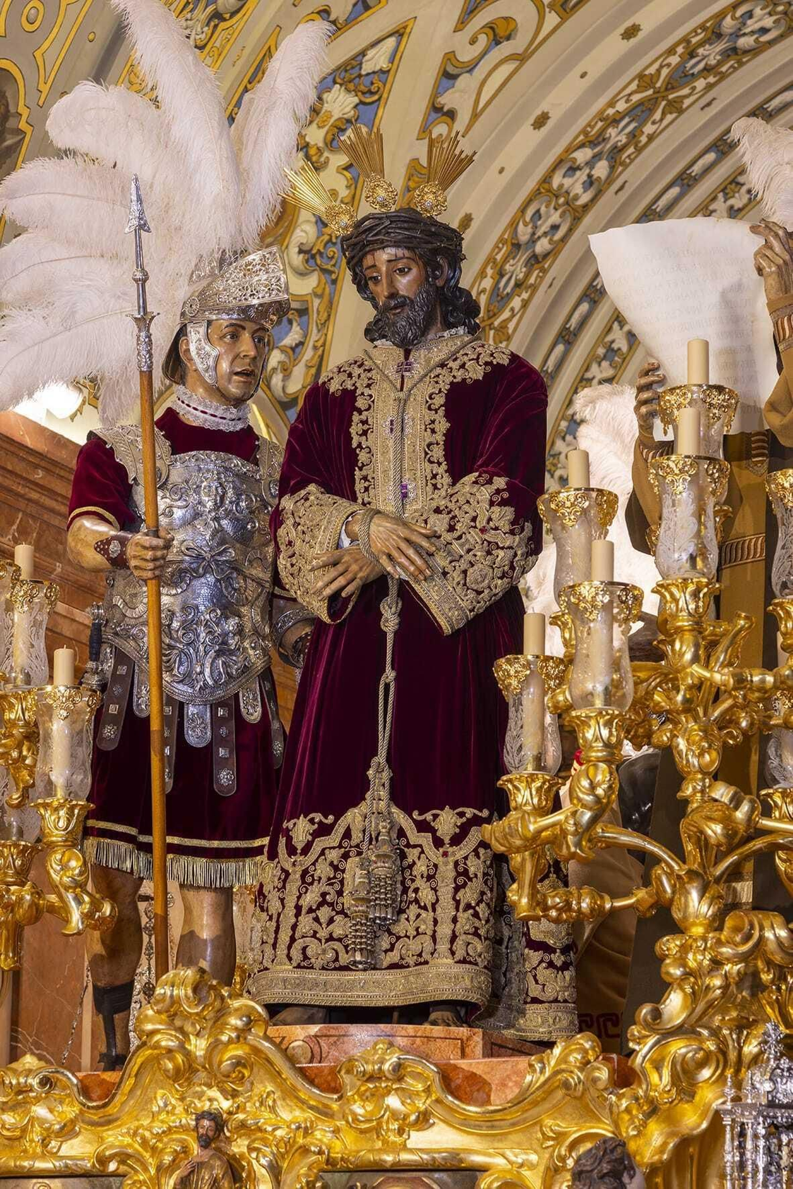 El Señor de la Sentencia, en su paso.