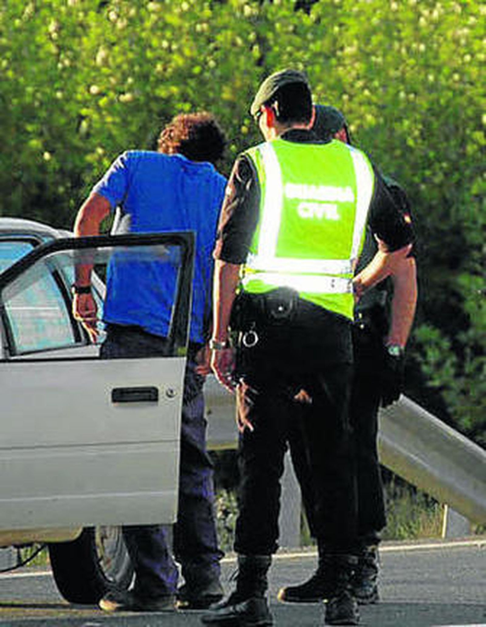 Control de la Guardia Civil.