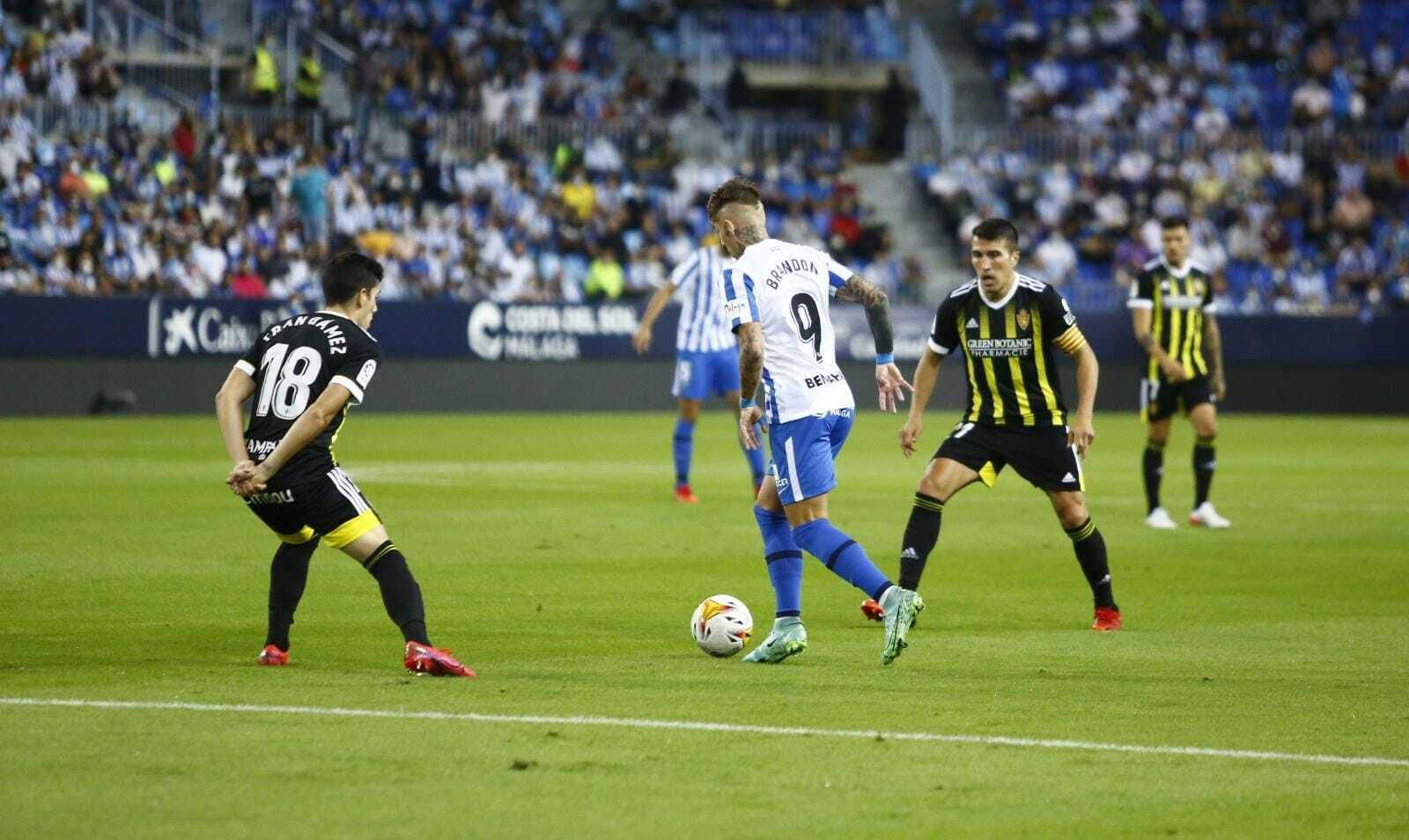 El Málaga CF - Real Zaragoza, en fotos