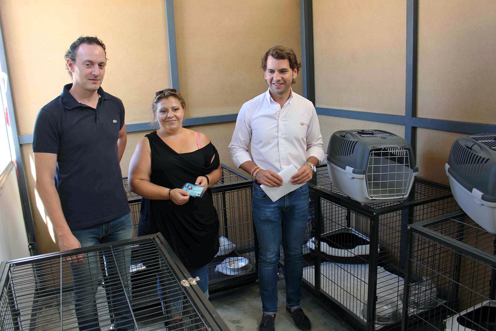 Juan Ramón Pérez, Fernando Priego y Nathallie Lameiras.