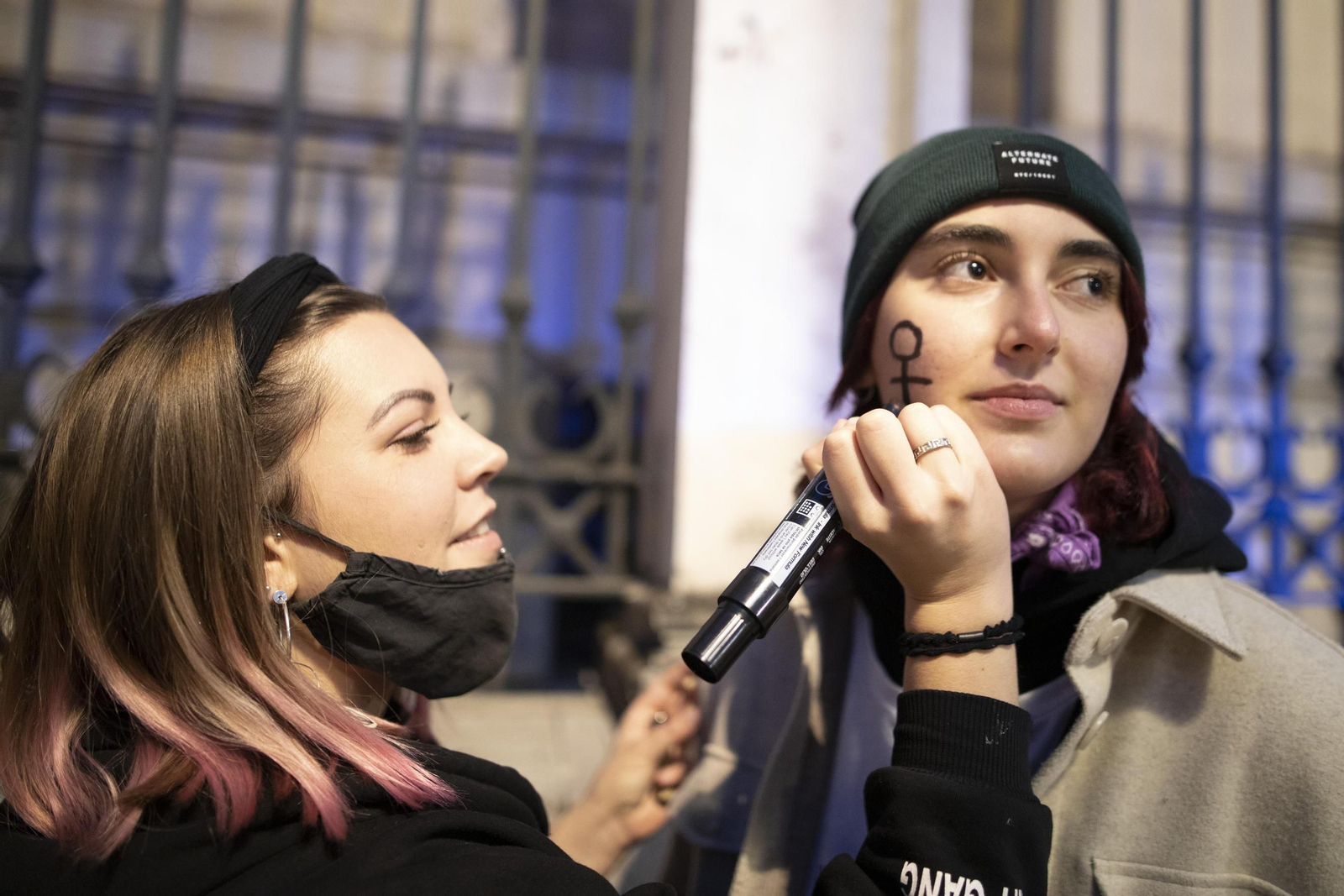 La manifestación del 25-N en Granada en imágenes