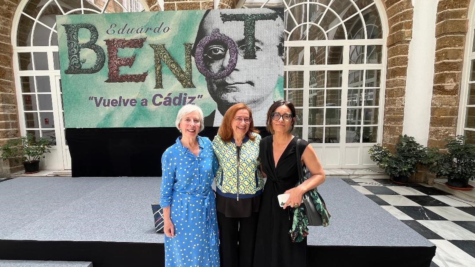 María del Carmen García Tejera, Josefina Junquera y Lorena Benot.