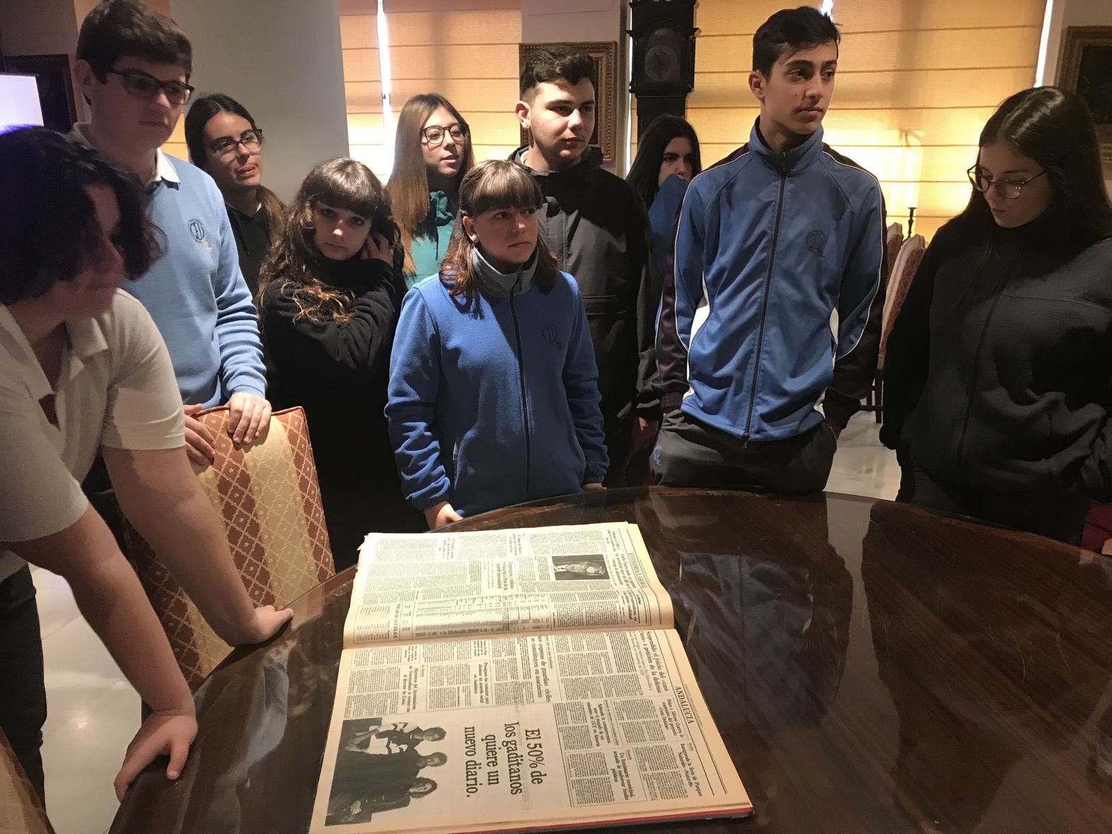 Visita del colegio San Vicente de Paúl