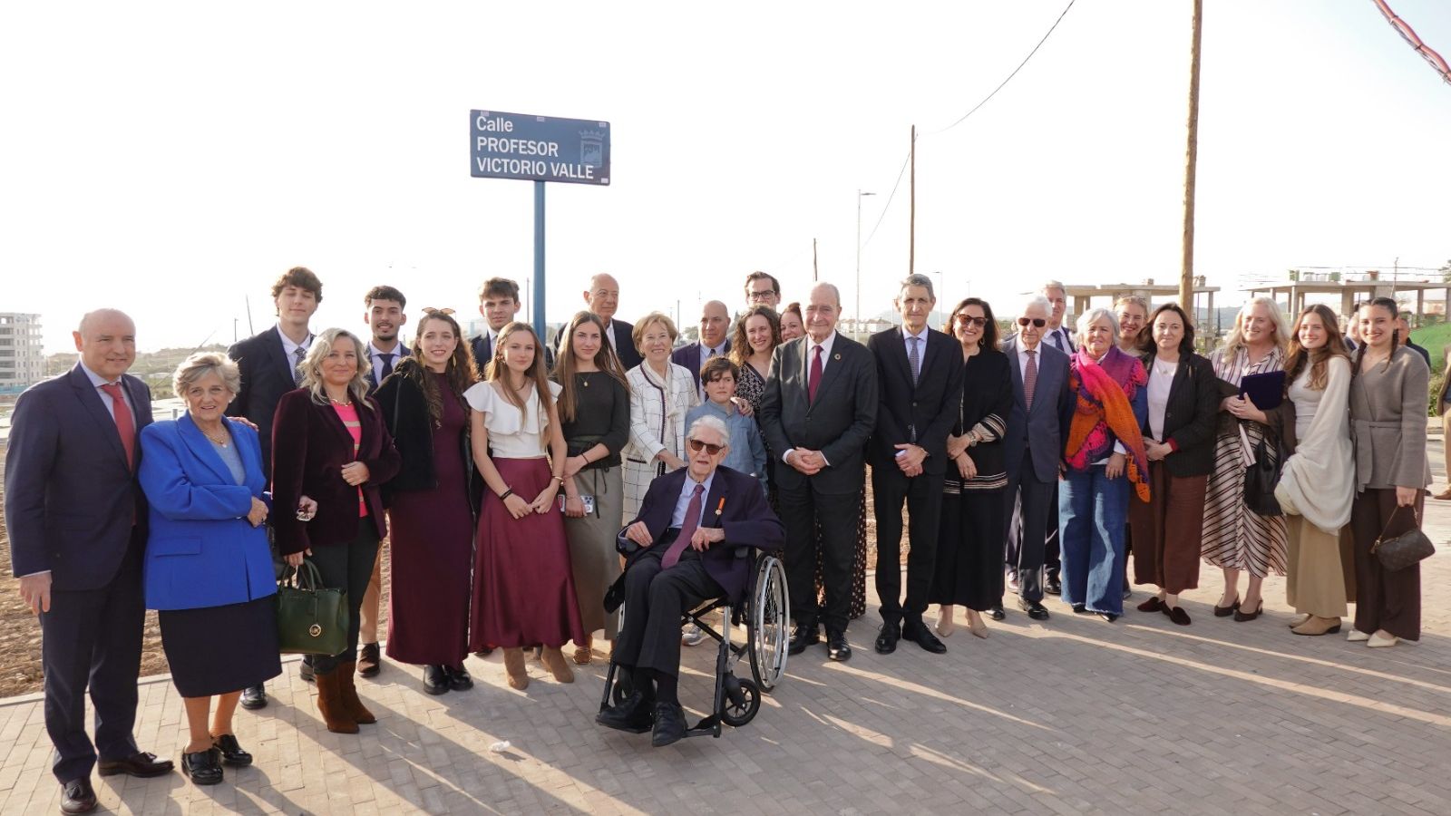 Inauguración calle Profesor Victorio Valle en el distrito Z