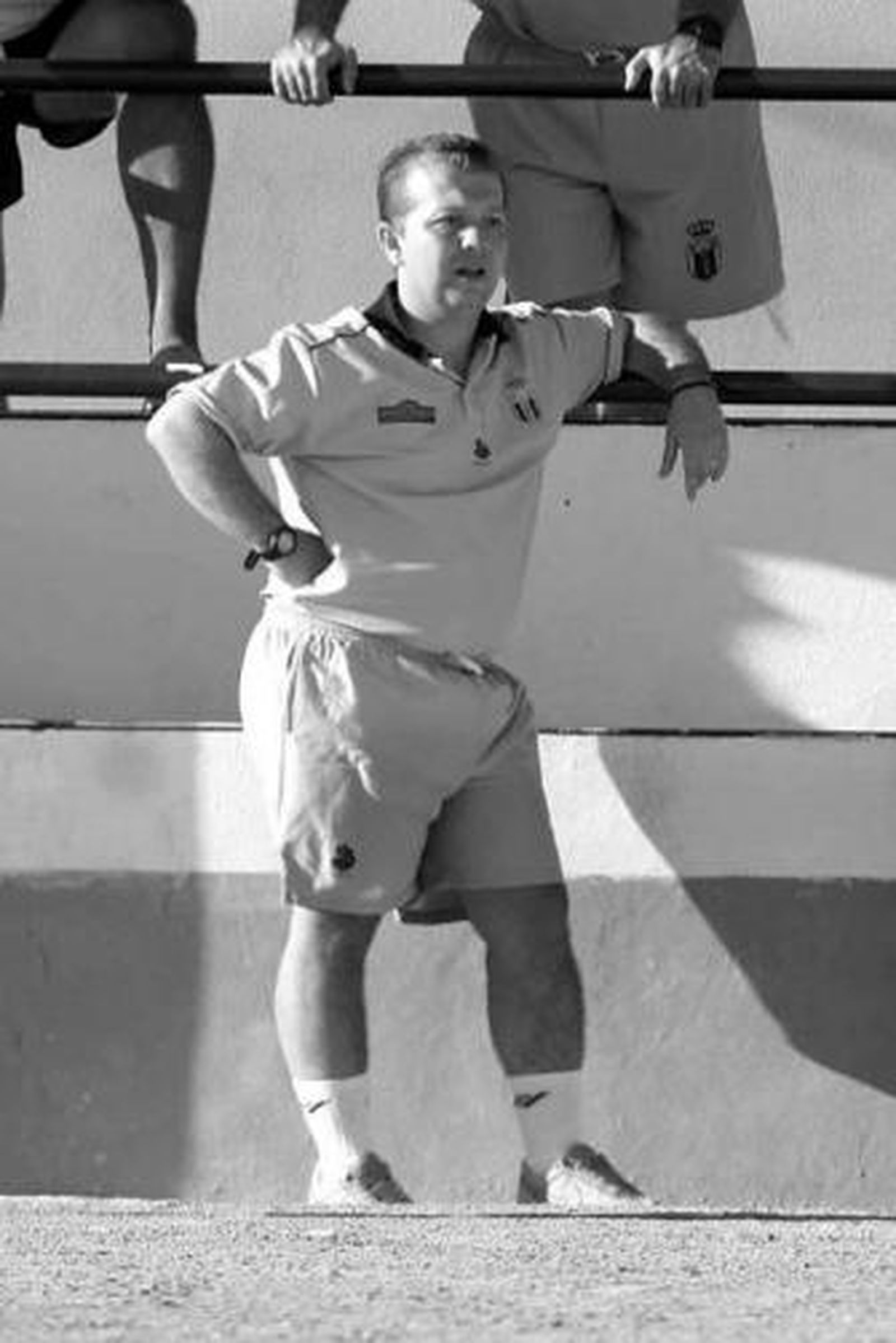 Manuel Sánchez , durante un encuentro del Cerro.