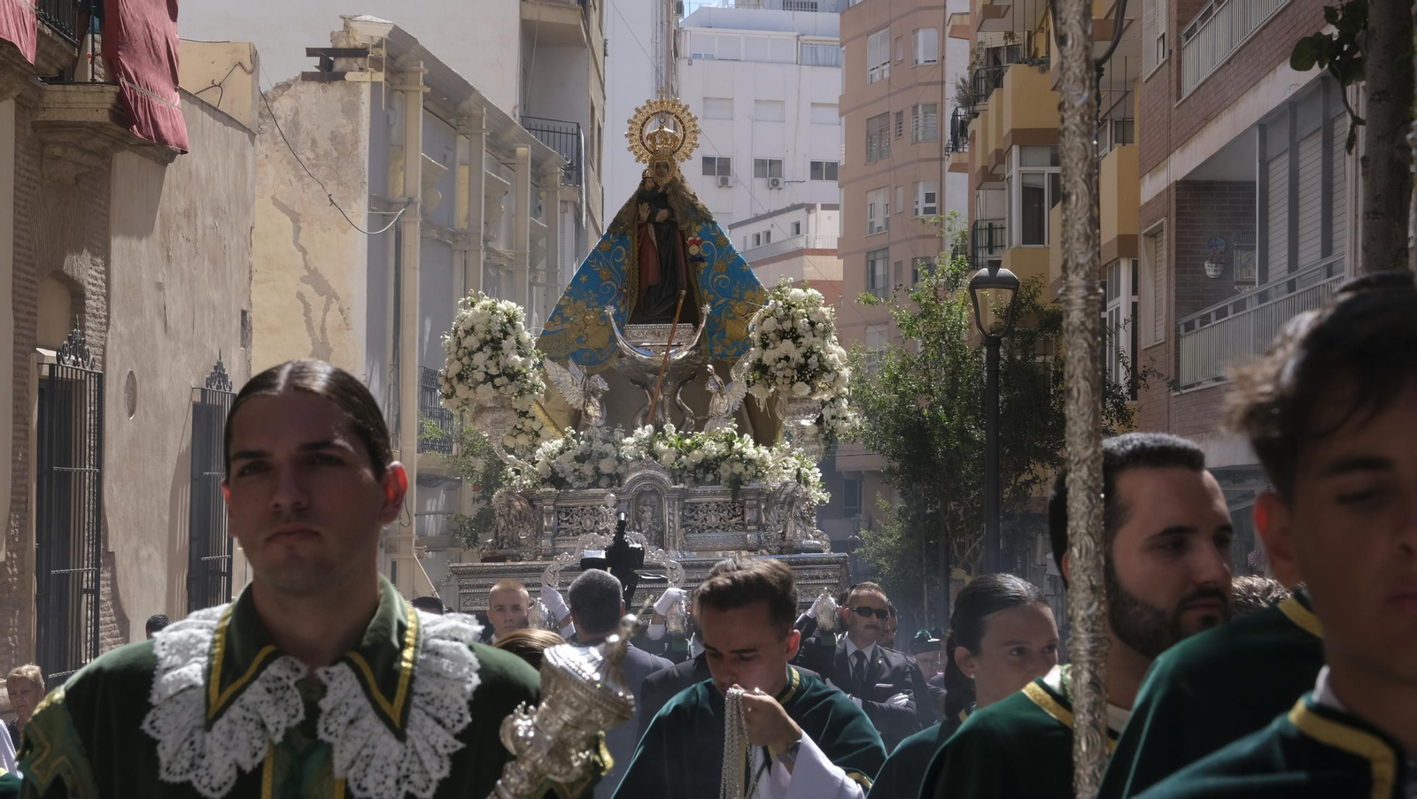 Traslado de la Virgen del Mar a la Catedral de Almería, en imágenes