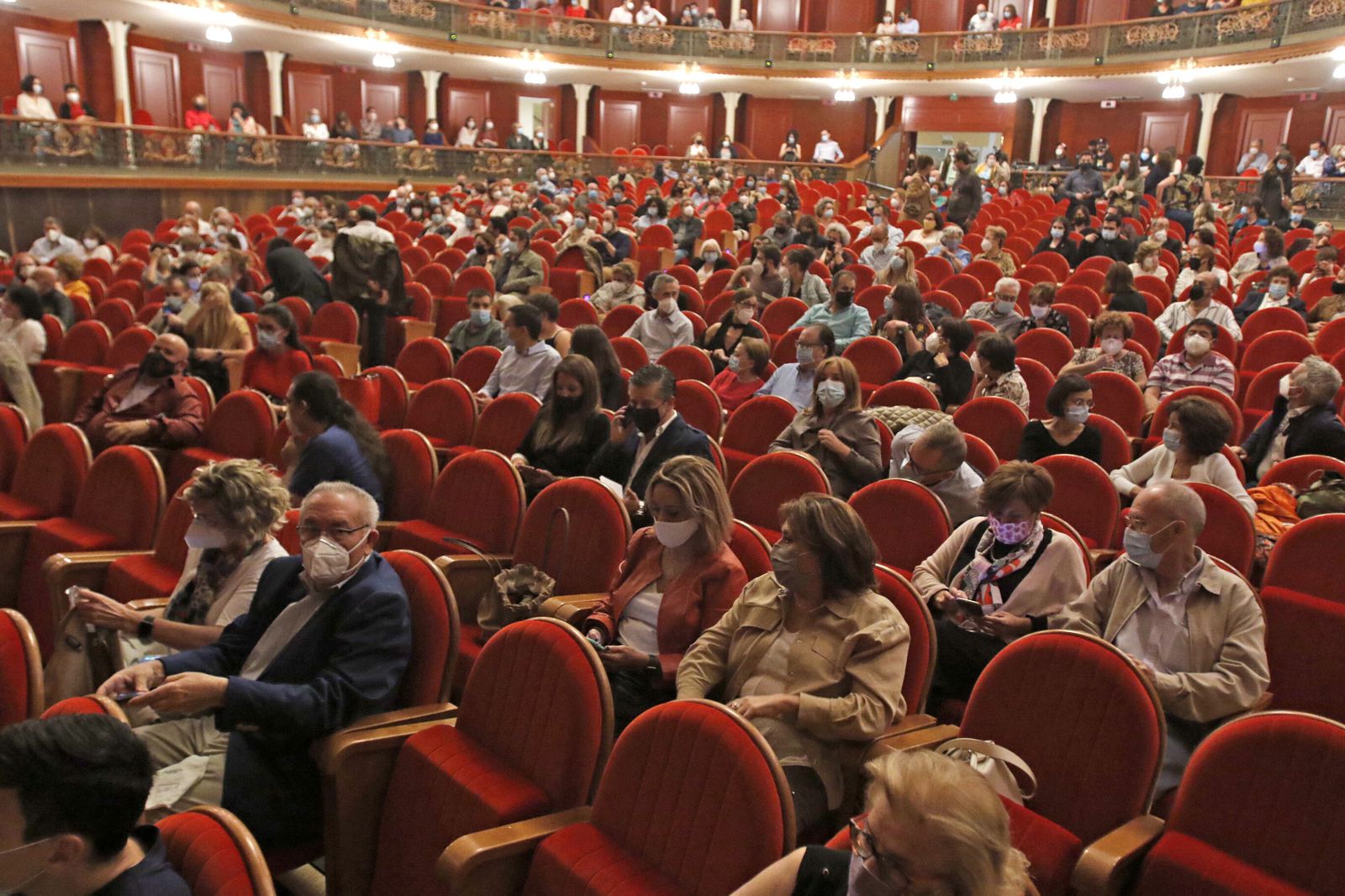 Público asistente a la representación de 'El Coronel no tiene quien le escriba'.