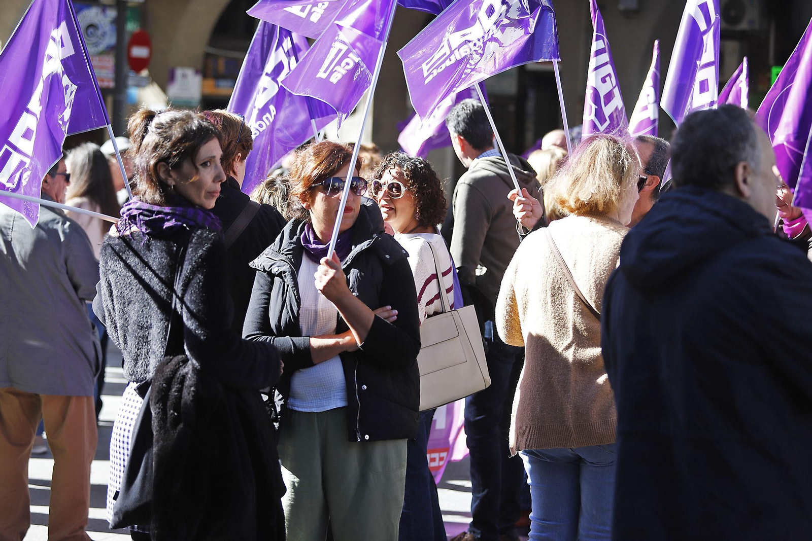 Imágenes de la manifestación del 25N contra la violencia hacia la mujer
