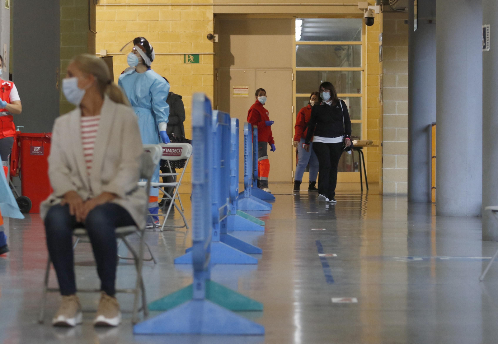 Las fotos del cribado en Vista Alegre